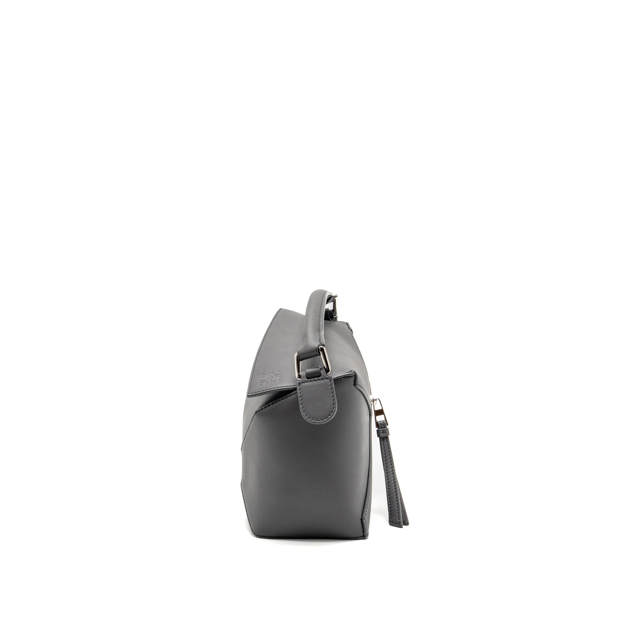 Loewe Small Puzzle Bag Calfskin Grey SHW - Image 4