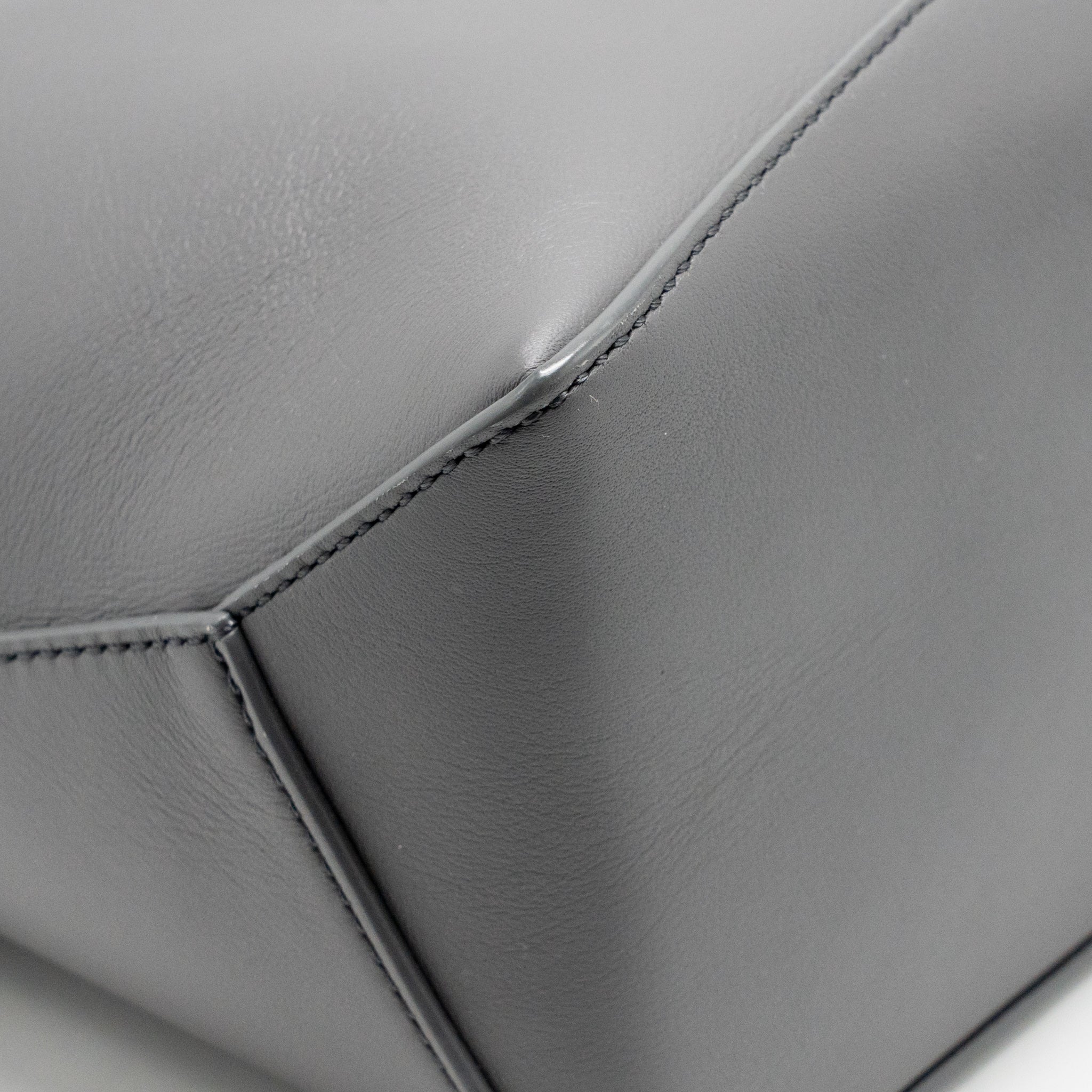 Loewe Small Puzzle Bag Calfskin Grey SHW - Image 7