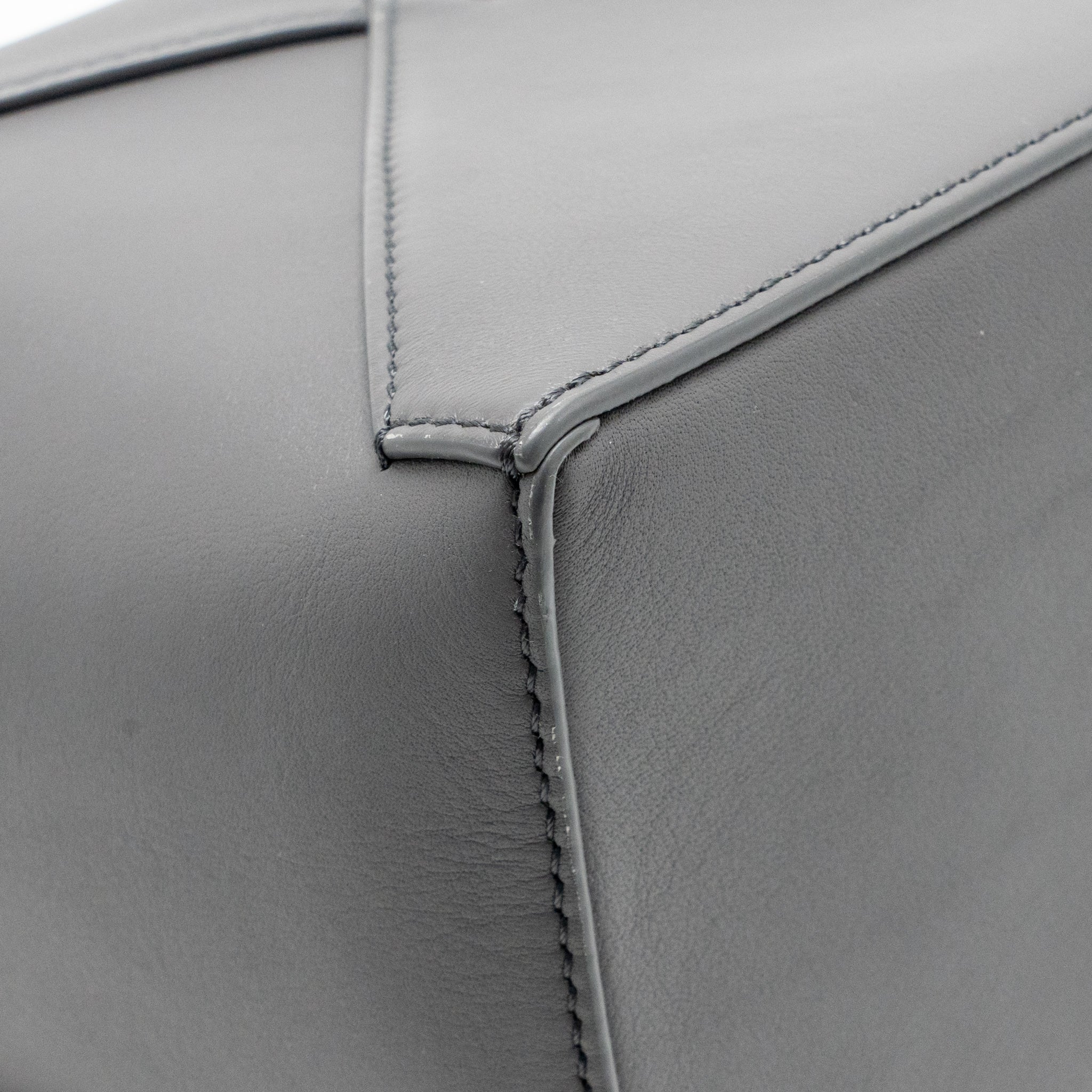 Loewe Small Puzzle Bag Calfskin Grey SHW - Image 9