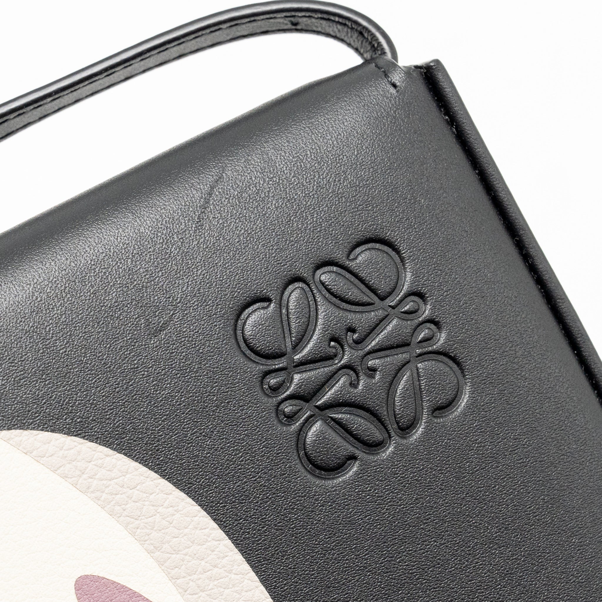 Loewe X Spirited Away Kaonashi Mini Heel pouch calfskin black SHW - Image 11