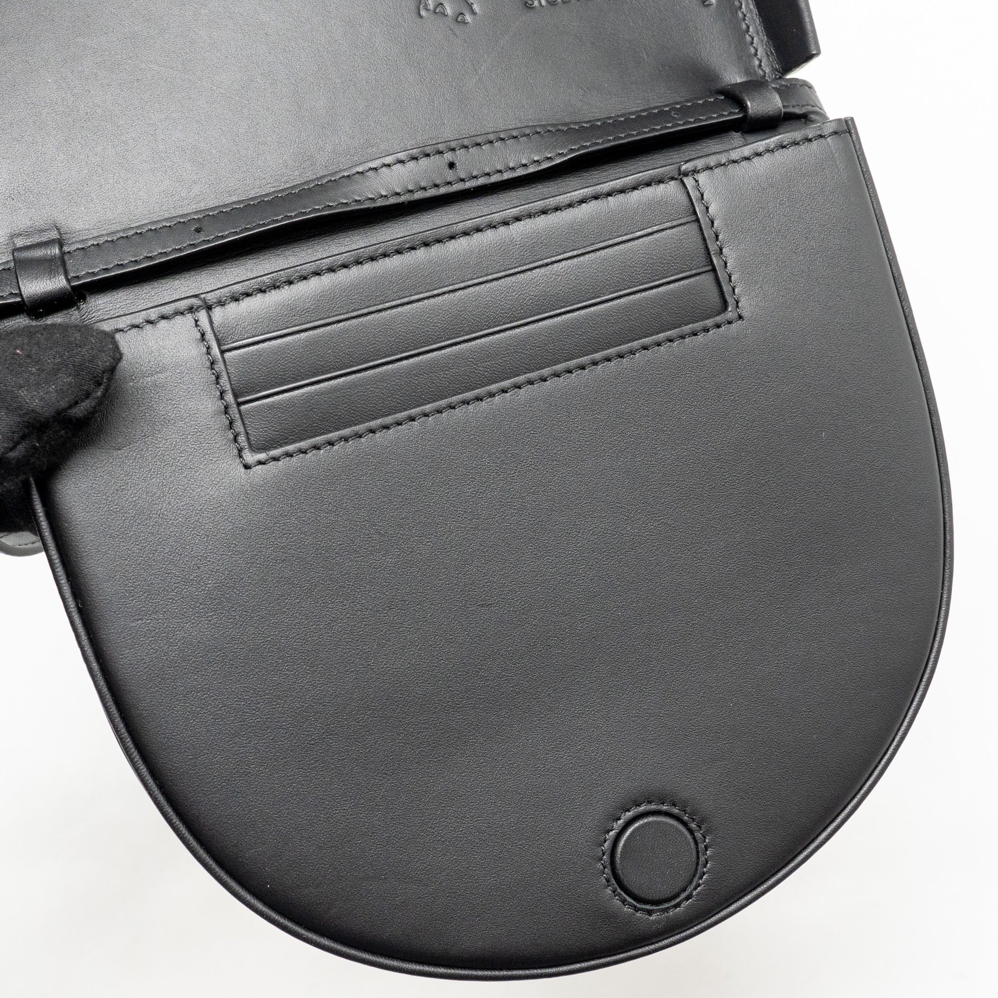 Loewe X Spirited Away Kaonashi Mini Heel pouch calfskin black SHW - Image 12