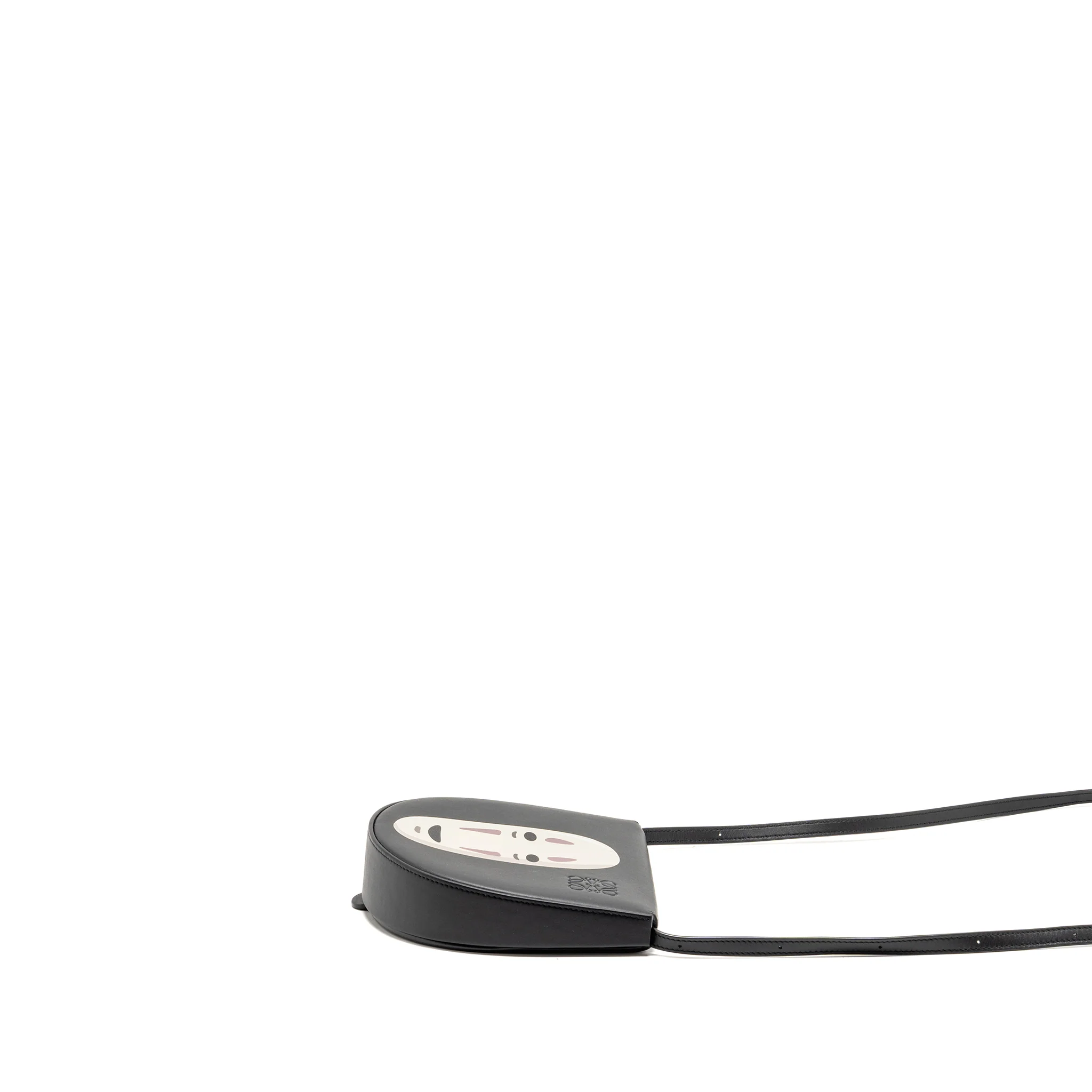 Loewe X Spirited Away Kaonashi Mini Heel pouch calfskin black SHW - Image 4