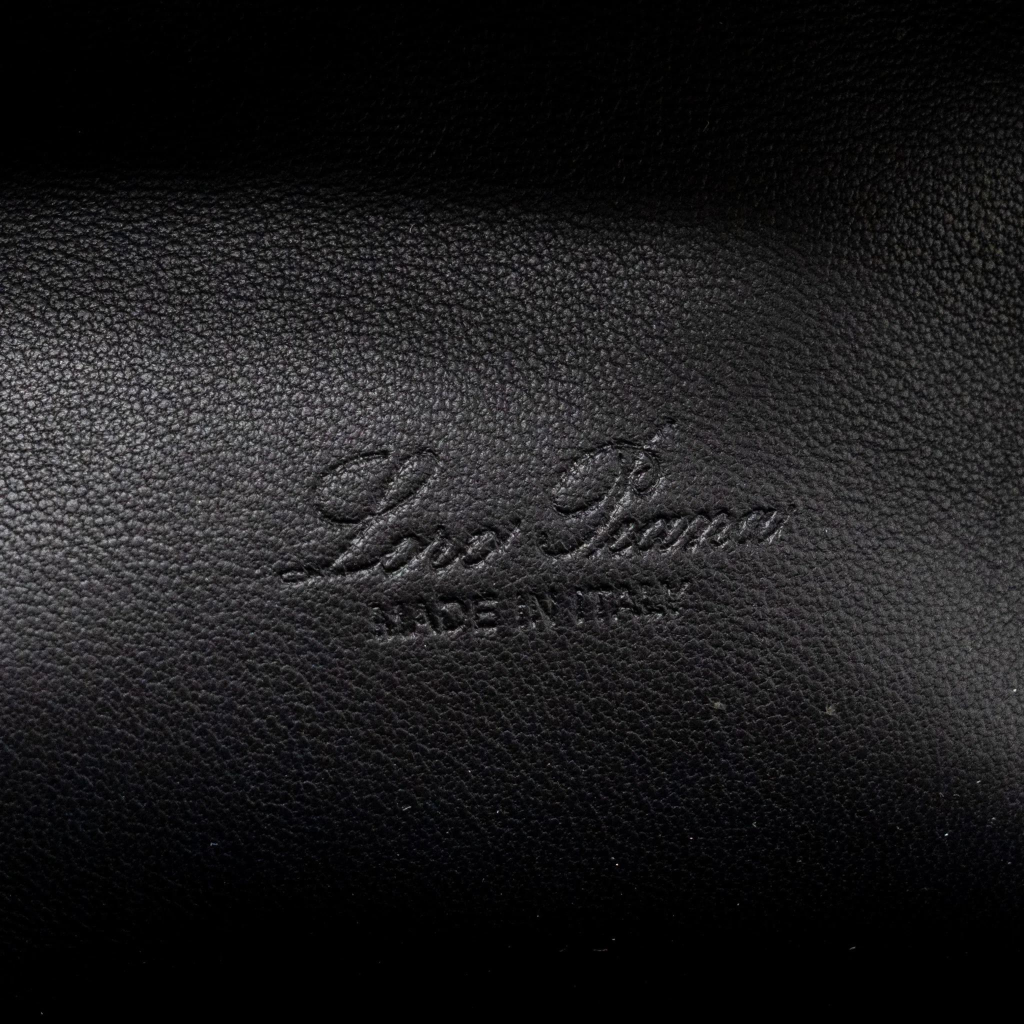 Loro Piana Extra Pocket Backpack L23.5 Grained Calfskin Navy GHW - Image 15