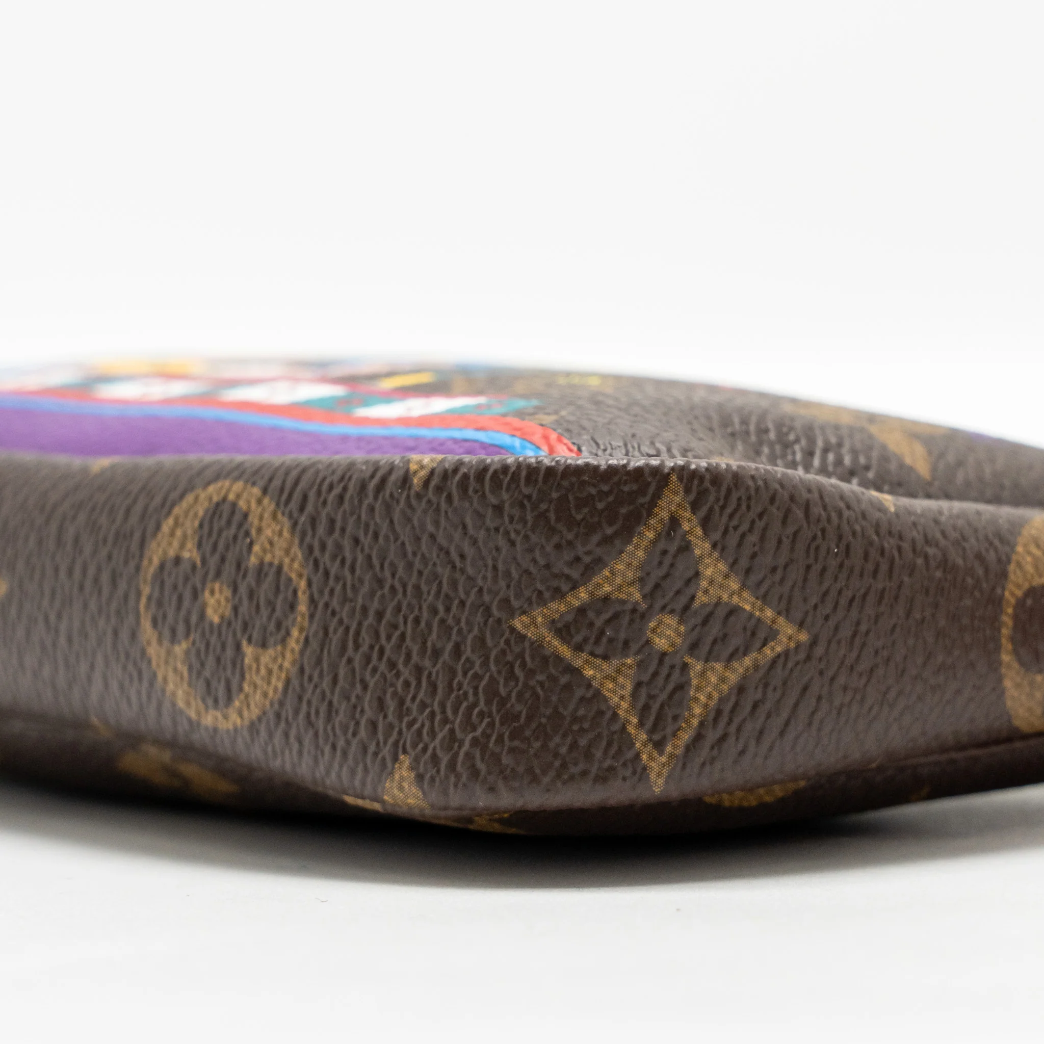 Louis Vuitton 2020 Mini Pochette 2020 Christmas Animation Bumper Cars Monogram Canvas GHW - Image 7