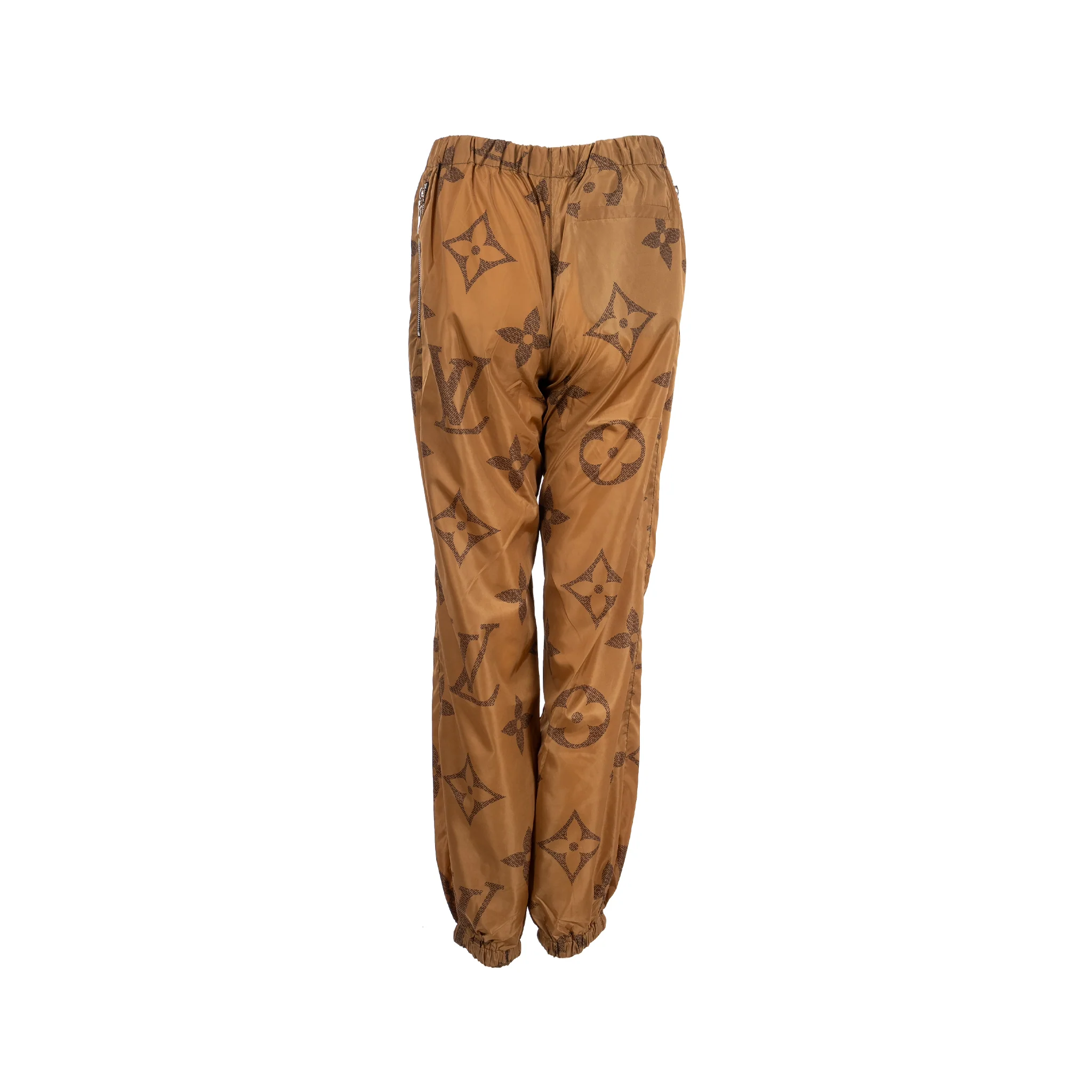 Louis Vuitton 34 Giant Monogram Pants Polyamide Brown - Image 3