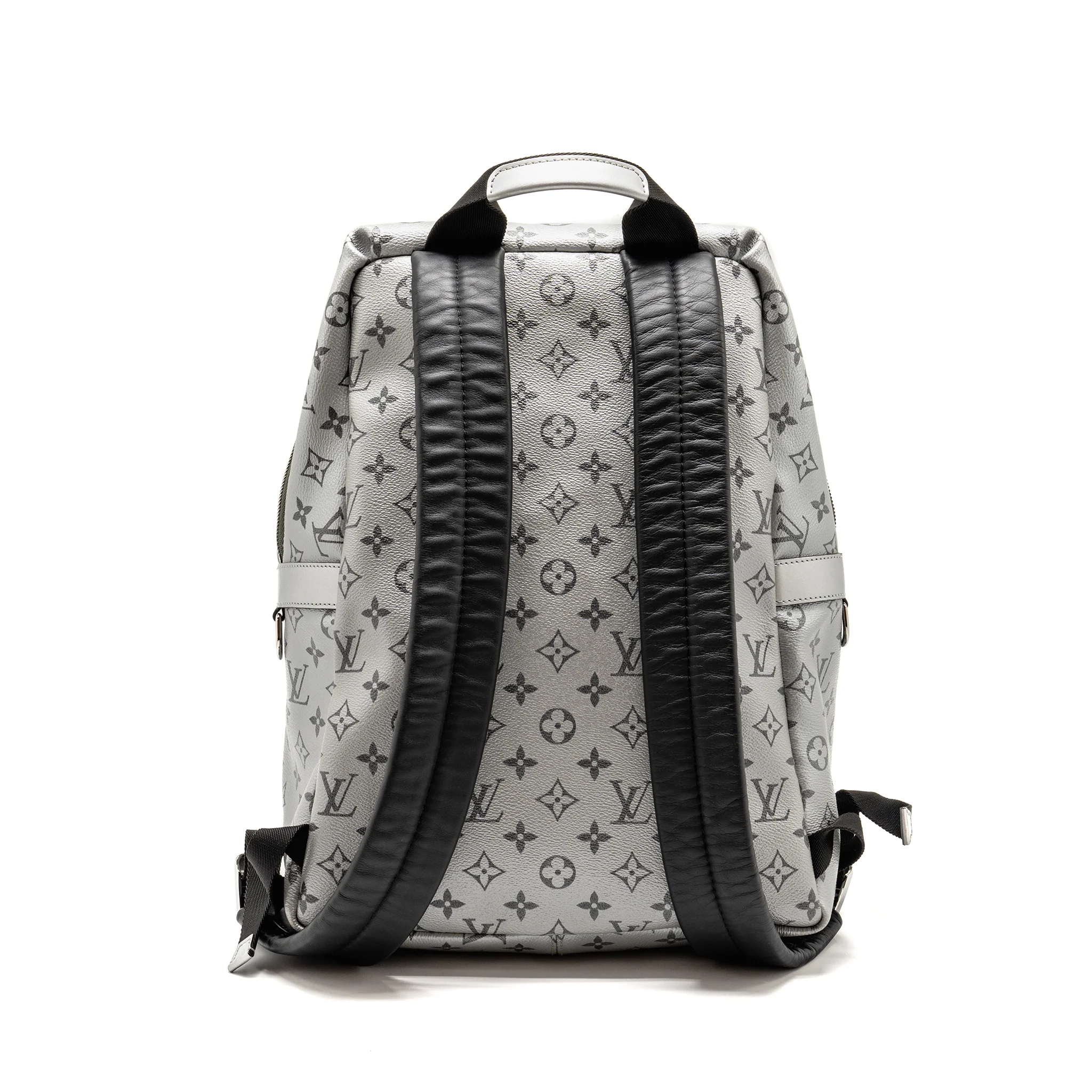 Louis Vuitton backpack Apollo monogram canvas silver / black SHW - Image 2