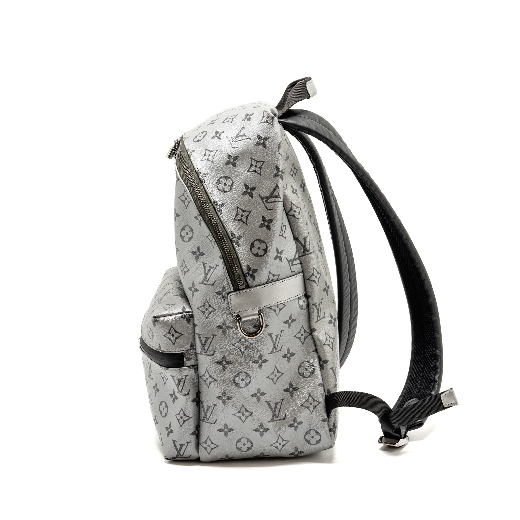 Louis Vuitton backpack Apollo monogram canvas silver / black SHW - Image 4