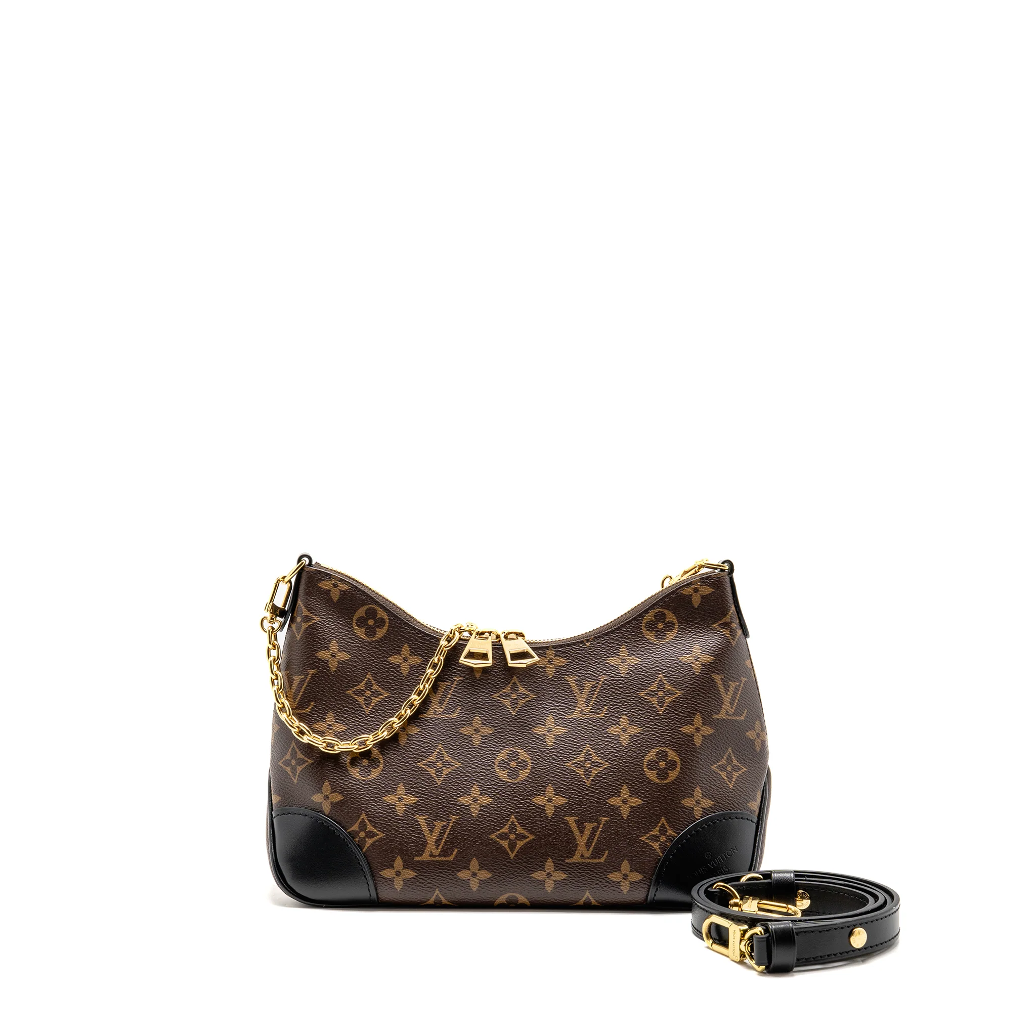 Louis Vuitton Boulogne PM Monogram Canvas/Leather Black GHW