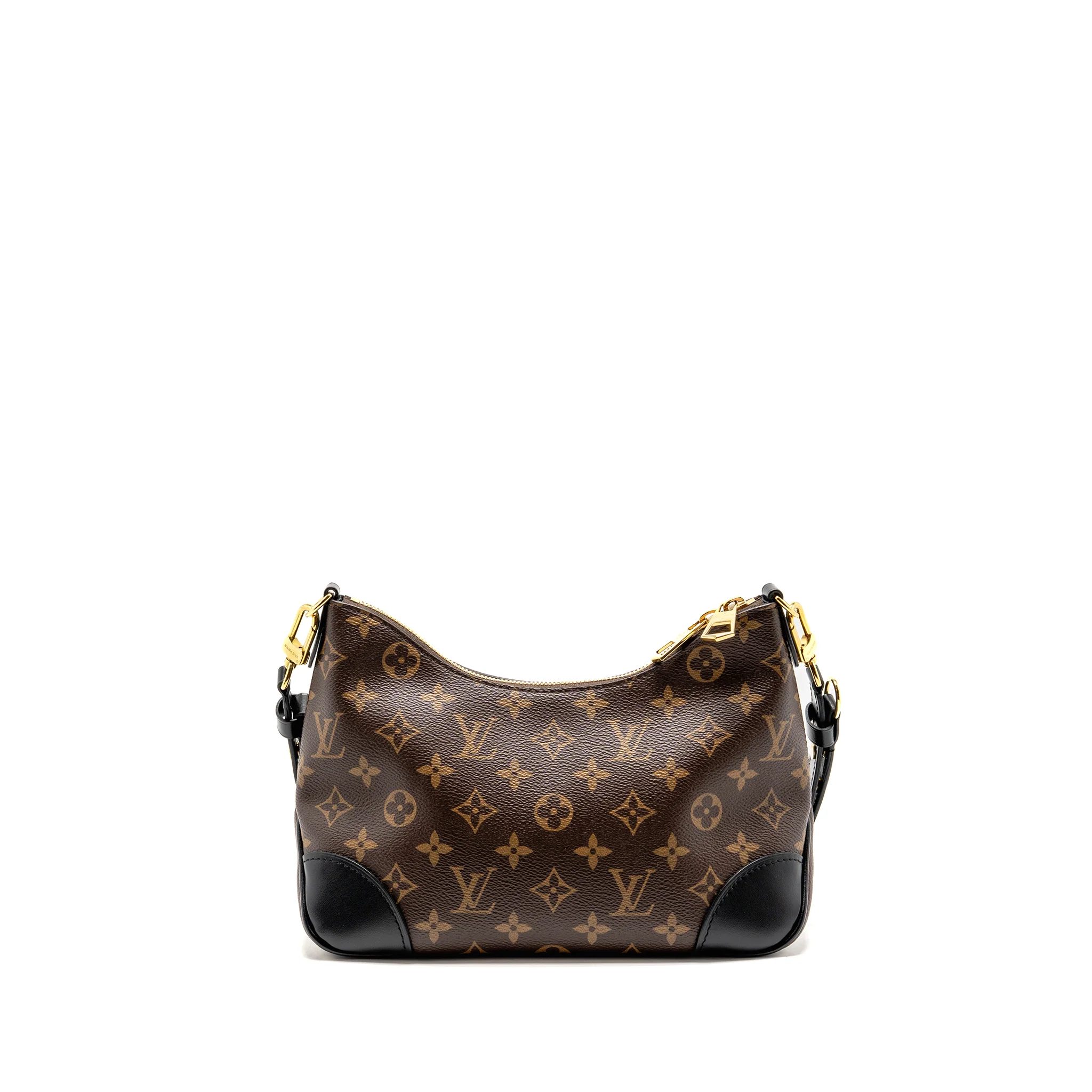 Louis Vuitton Boulogne PM Monogram Canvas/Leather Black GHW - Image 2