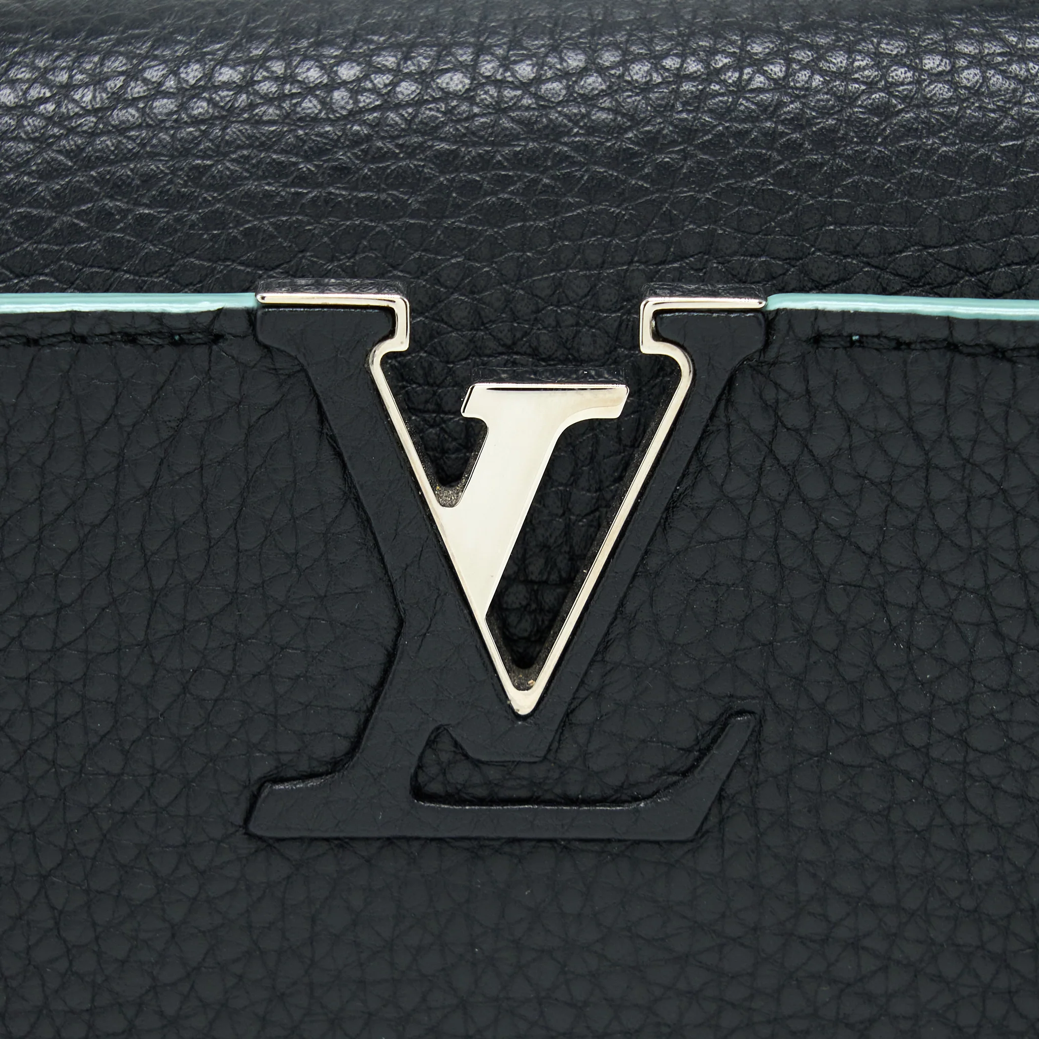 Louis Vuitton Capucines BB Taurillon Black/ Blue SHW - Image 7