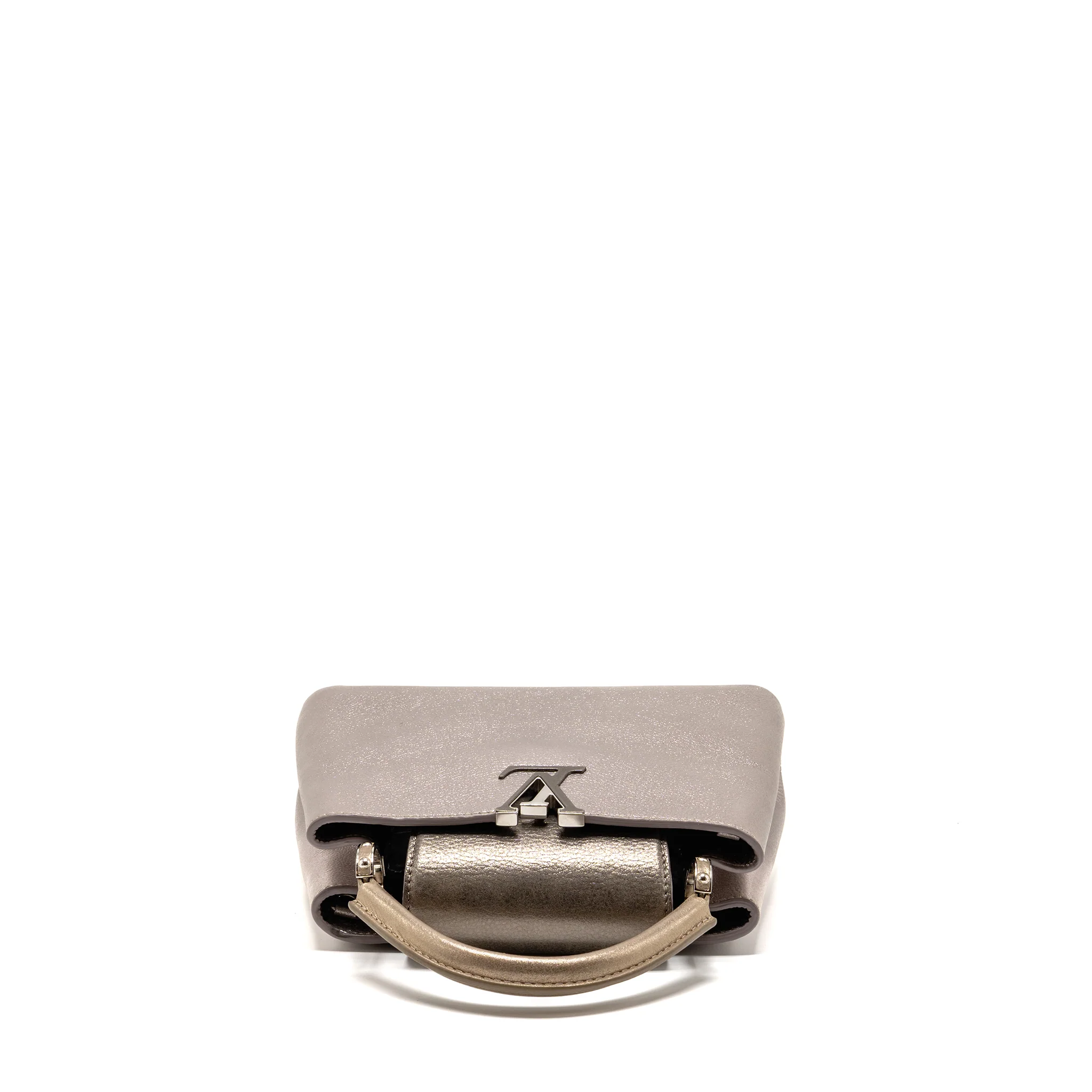 Louis Vuitton Capucines BB Taurillon Metallic Lilac/Dark Silver/Gold SHW - Image 5
