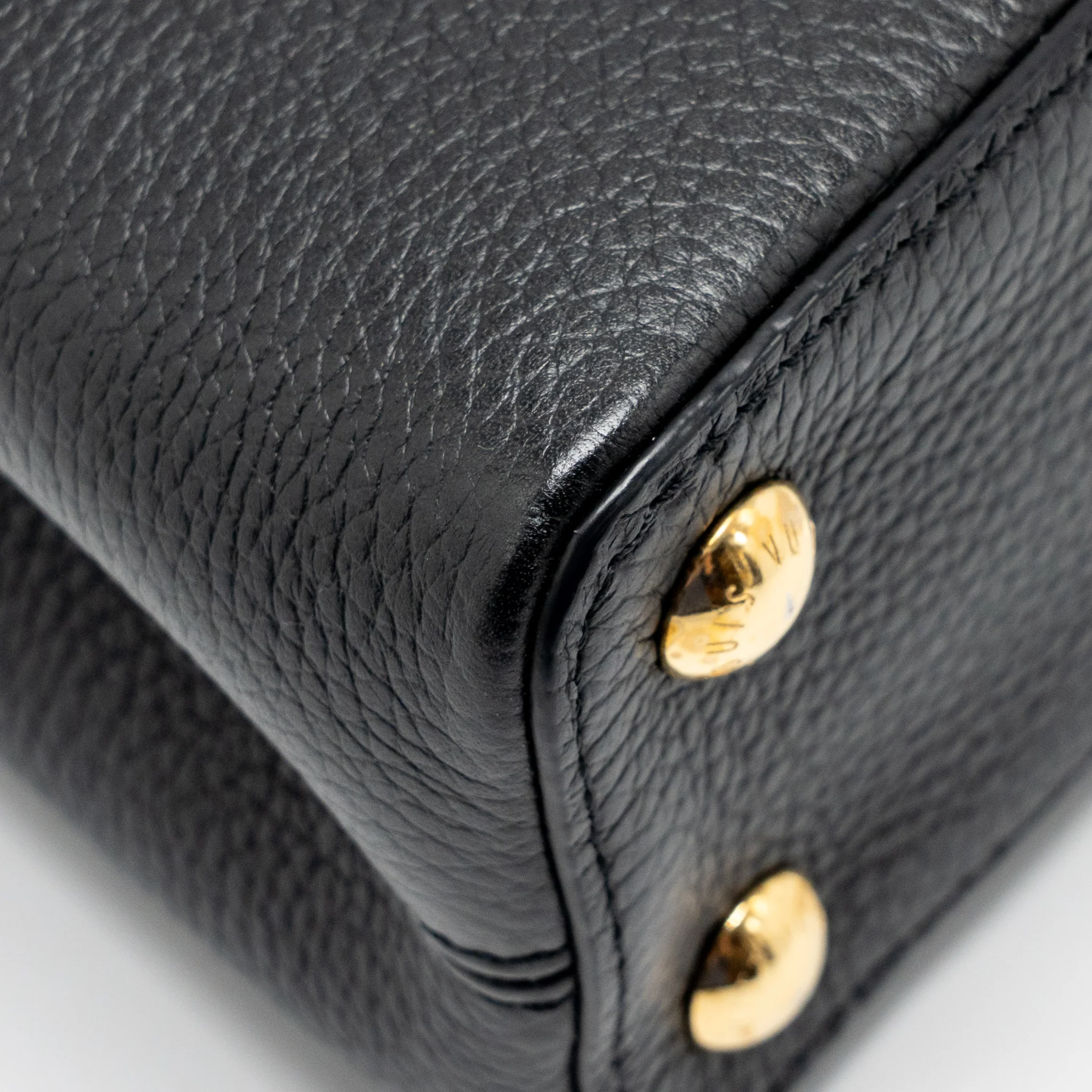 Louis Vuitton Capucines BB with Monogram Flower Embellishments Taurillon Black GHW - Image 10