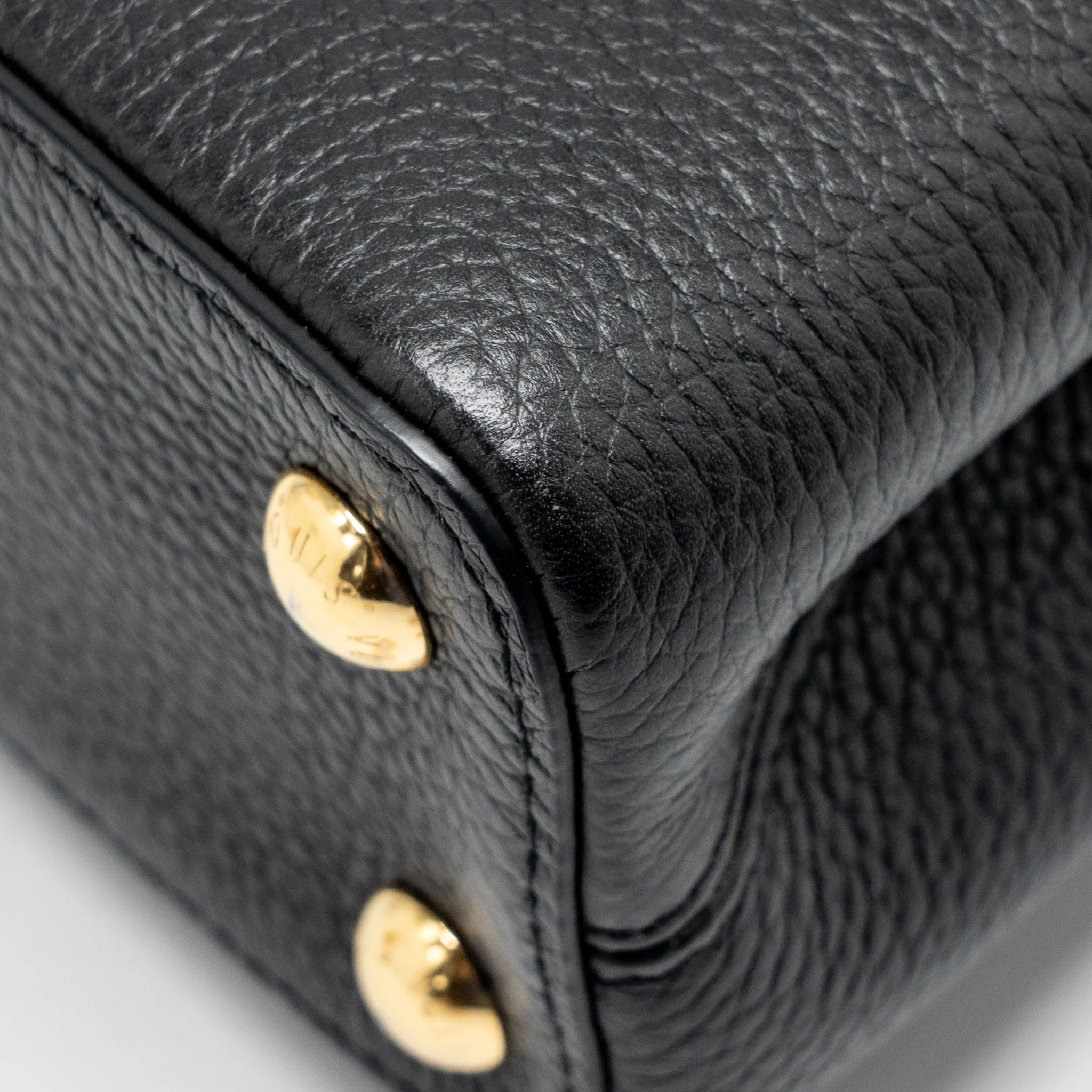 Louis Vuitton Capucines BB with Monogram Flower Embellishments Taurillon Black GHW - Image 11