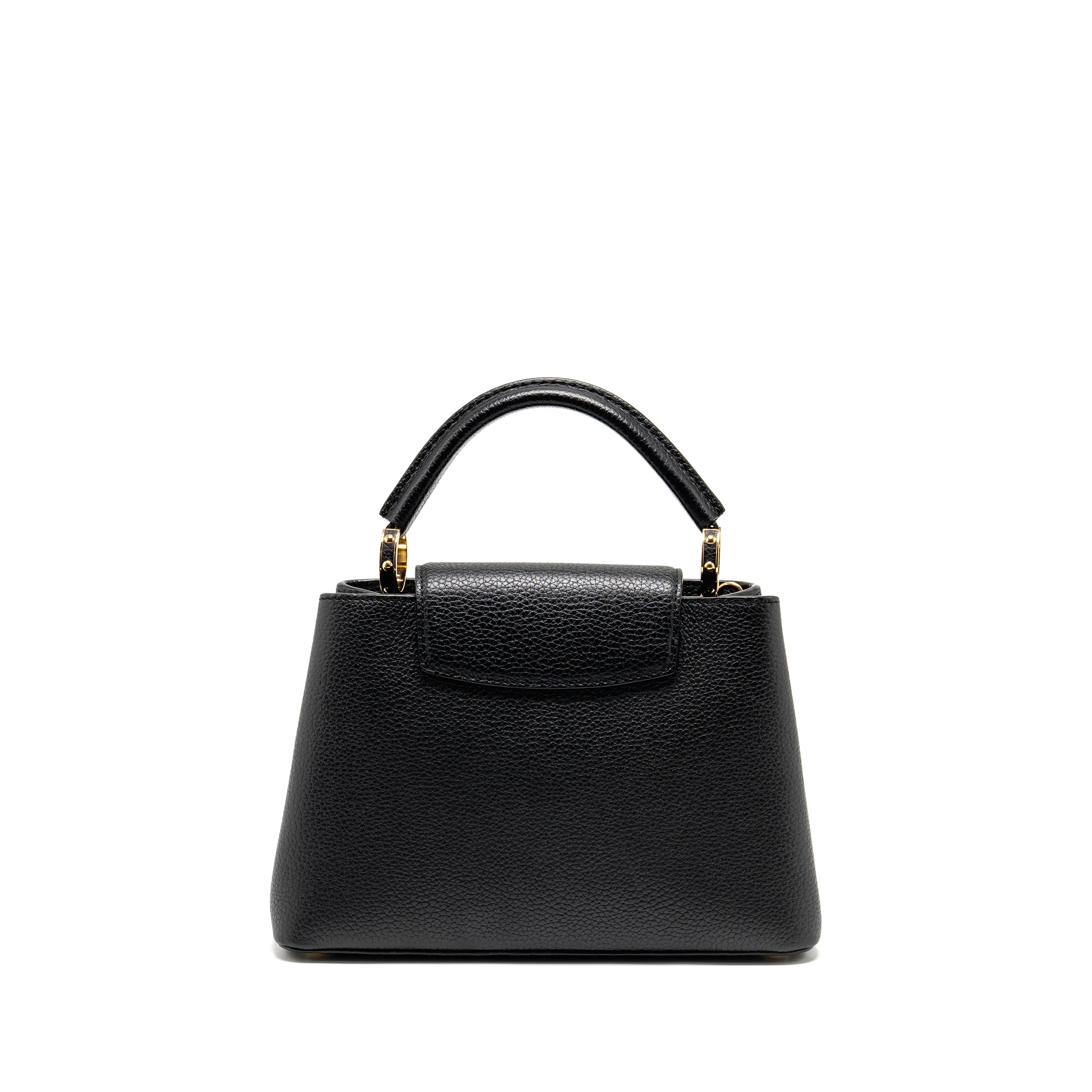 Louis Vuitton Capucines BB with Monogram Flower Embellishments Taurillon Black GHW - Image 2