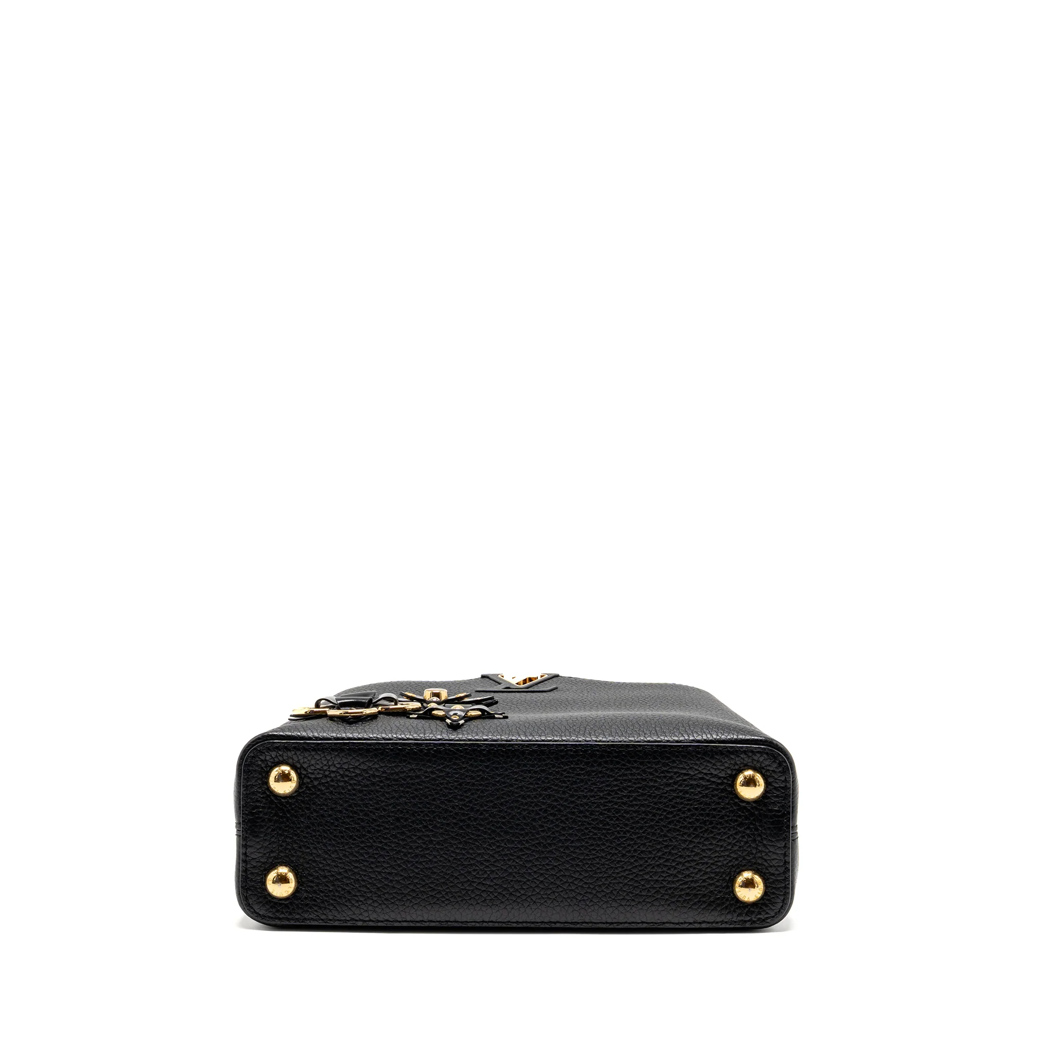 Louis Vuitton Capucines BB with Monogram Flower Embellishments Taurillon Black GHW - Image 5
