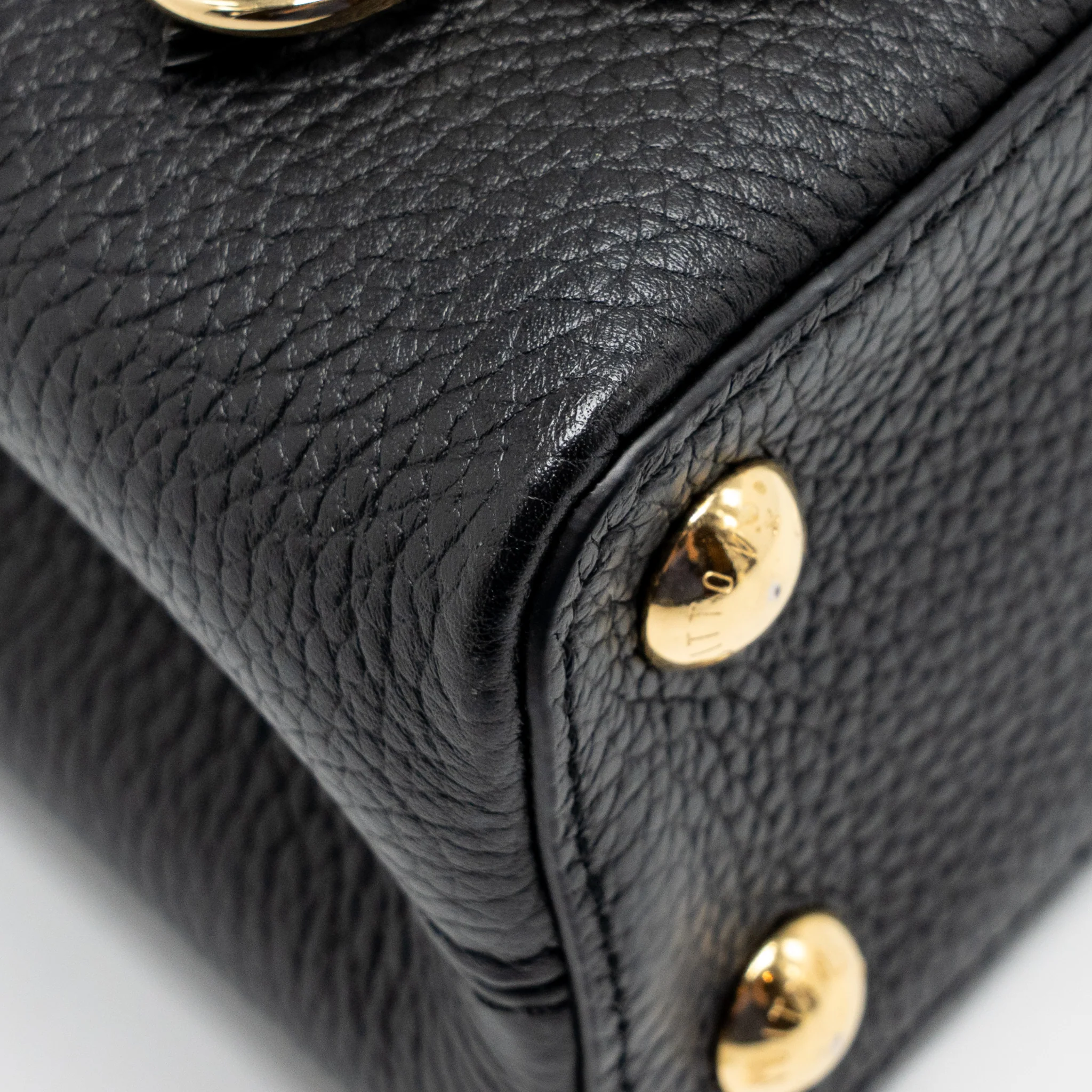 Louis Vuitton Capucines BB with Monogram Flower Embellishments Taurillon Black GHW - Image 8