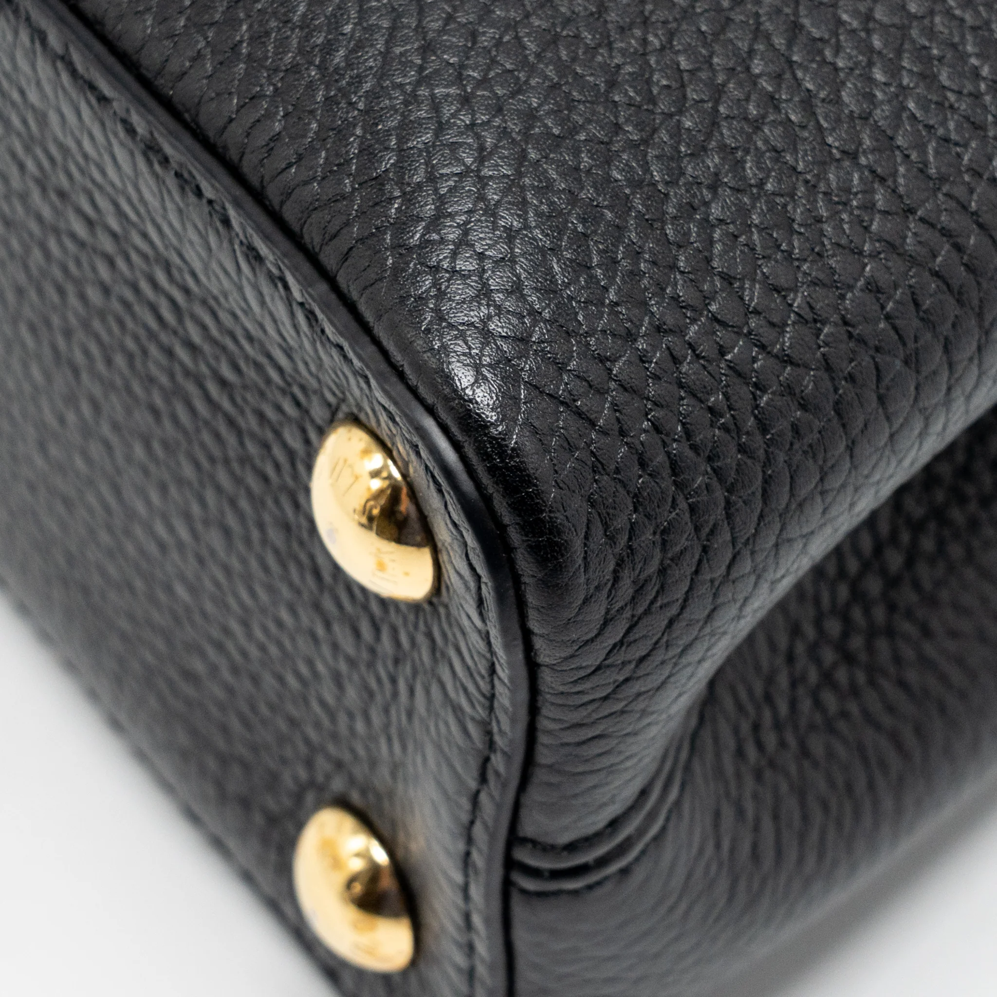 Louis Vuitton Capucines BB with Monogram Flower Embellishments Taurillon Black GHW - Image 9