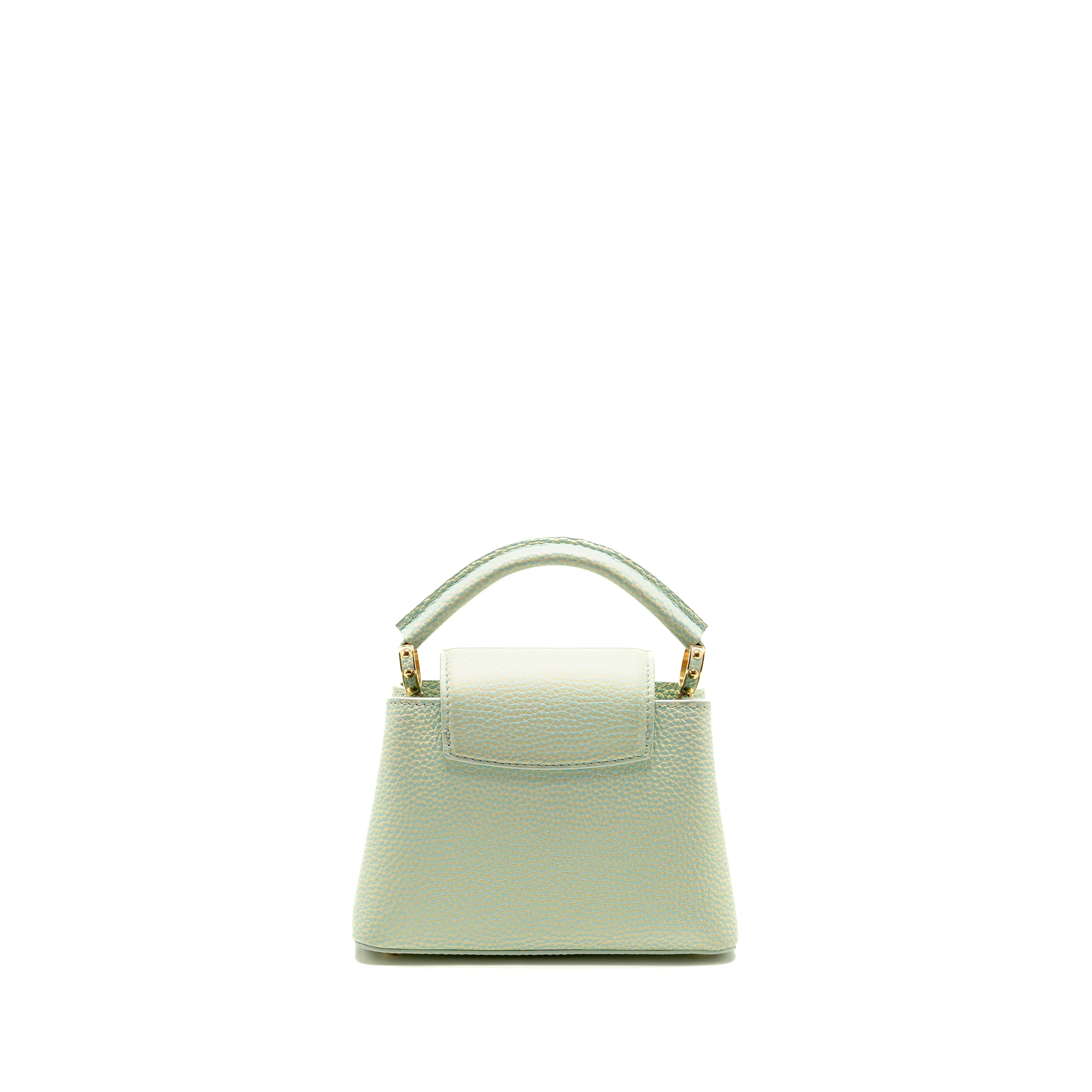 Louis Vuitton Capucines Mini Taurillon Vert d’eau Green LGHW - Image 2