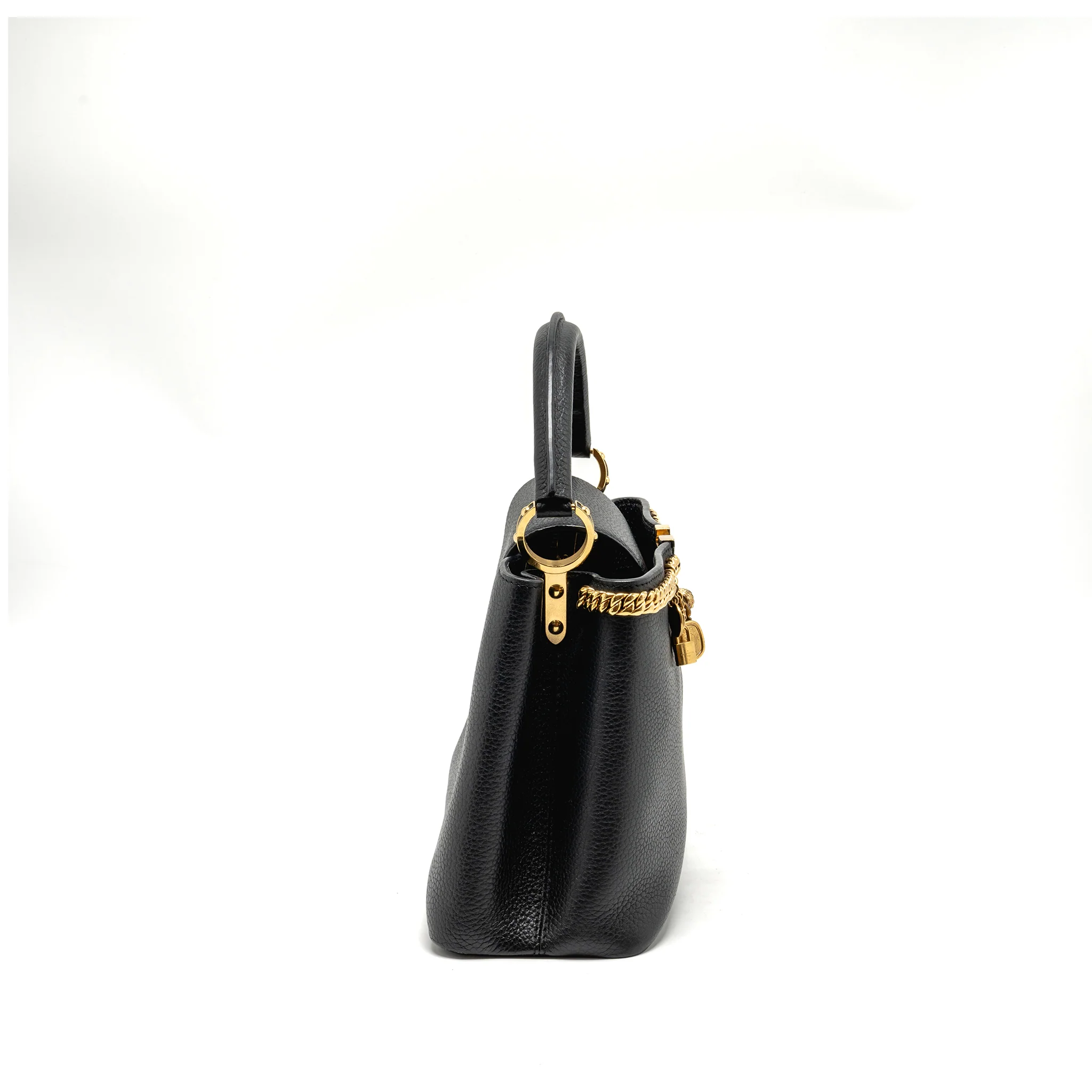 Louis Vuitton Capucines MM Calfskin black GHW - Image 3