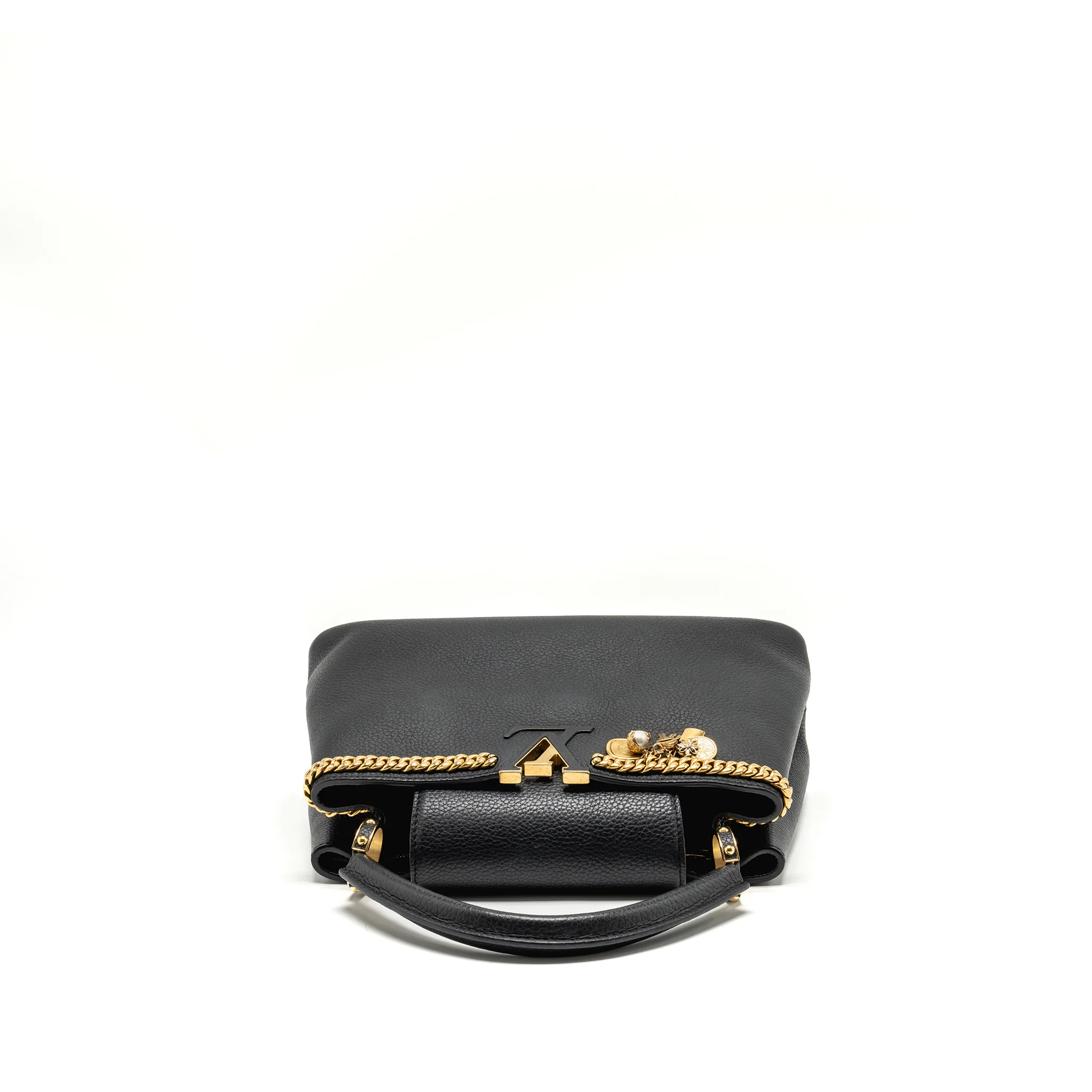 Louis Vuitton Capucines MM Calfskin black GHW - Image 5
