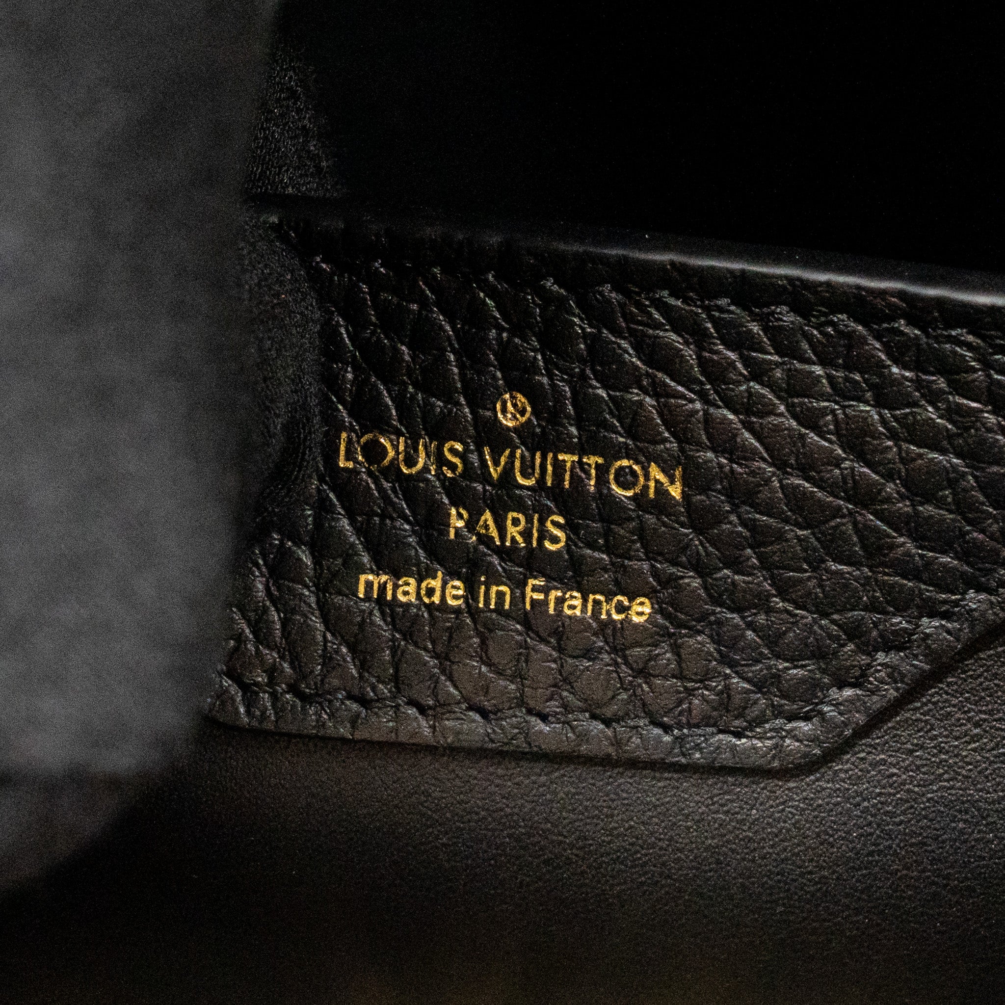 Louis Vuitton Capucines mm Taurillon Leather Black GHW - Image 14
