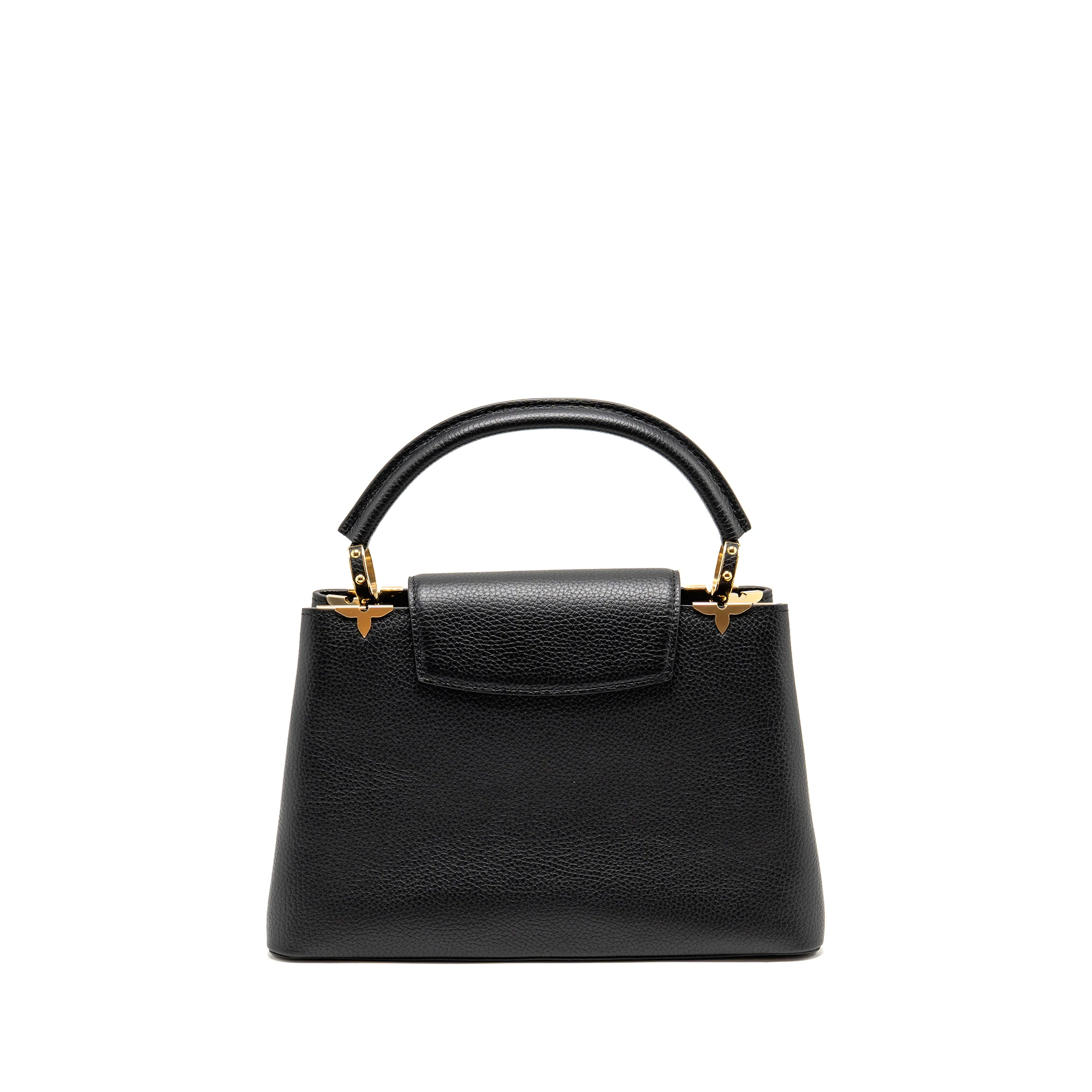 Louis Vuitton Capucines mm Taurillon Leather Black GHW - Image 2