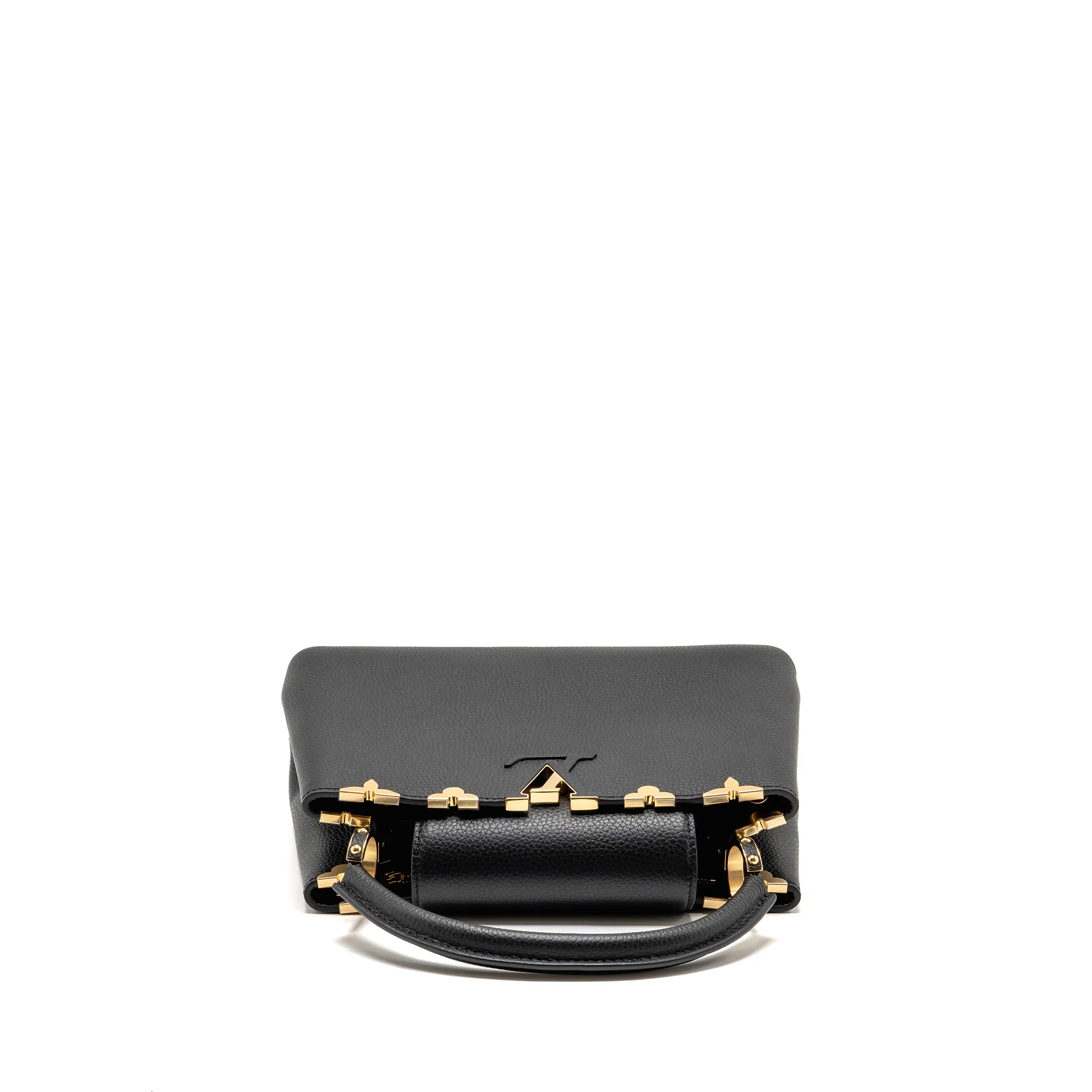 Louis Vuitton Capucines mm Taurillon Leather Black GHW - Image 5