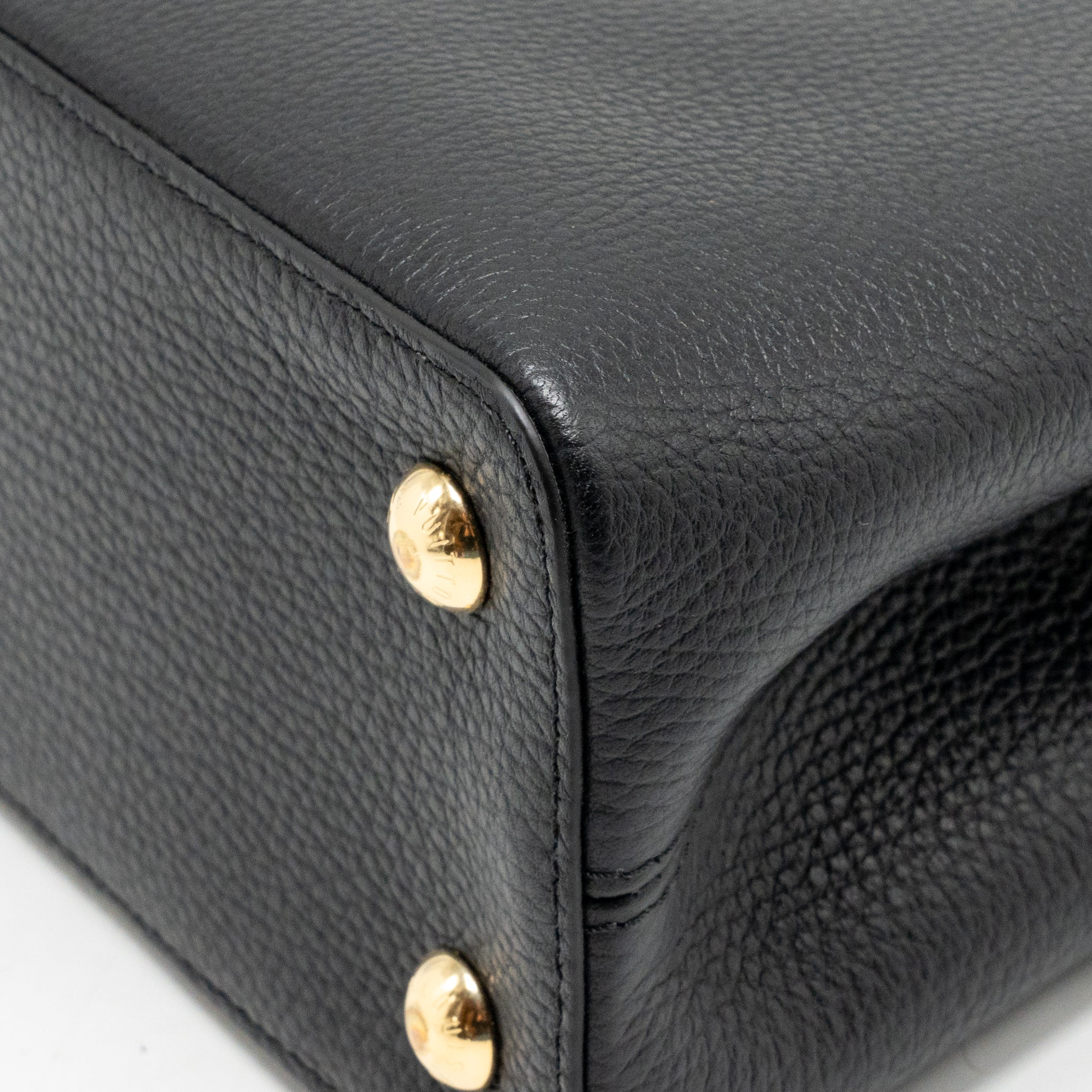 Louis Vuitton Capucines mm Taurillon Leather Black GHW - Image 8