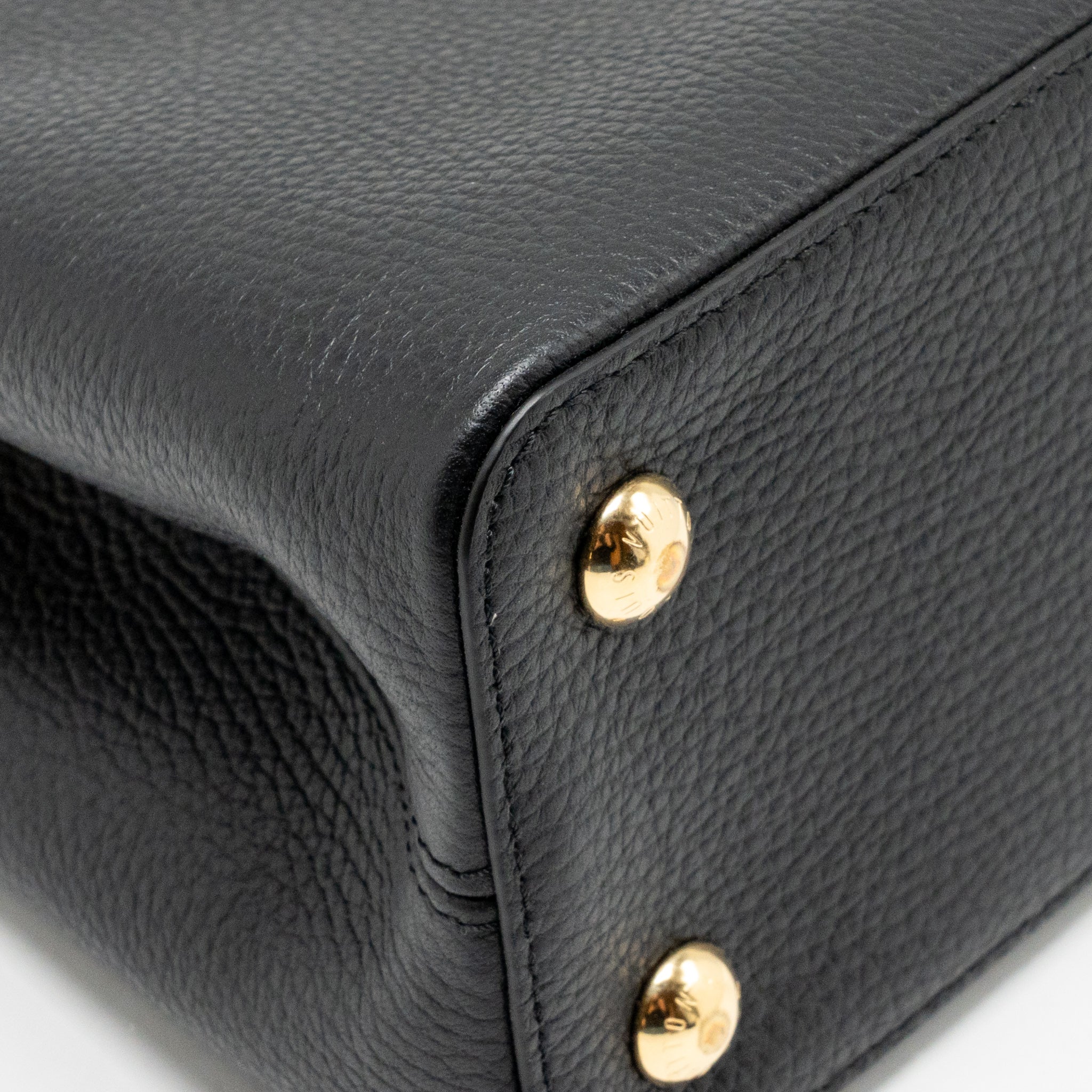 Louis Vuitton Capucines mm Taurillon Leather Black GHW - Image 9