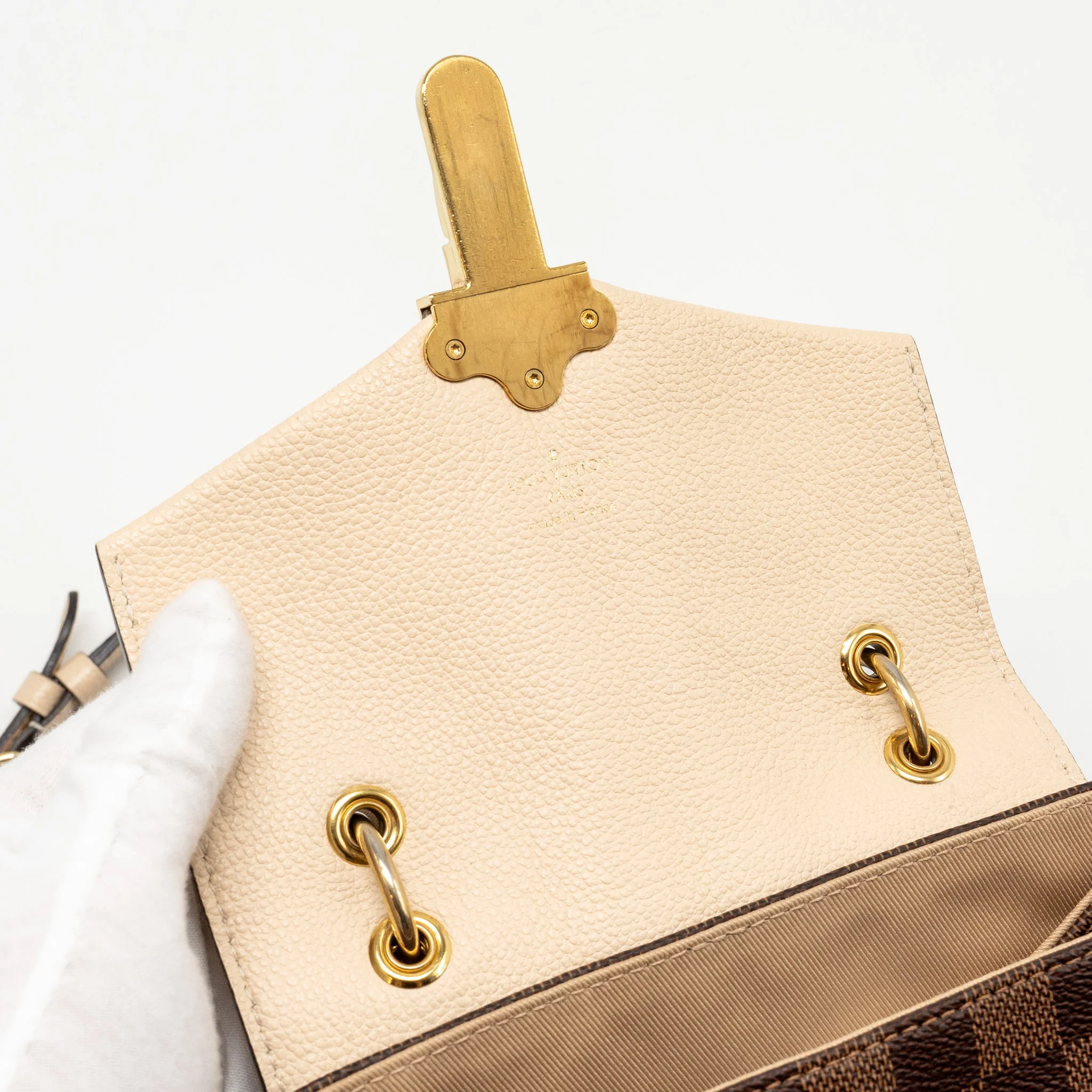 Louis Vuitton Clapton Backpack Damier Ebene/Light Pink GHW - Image 14