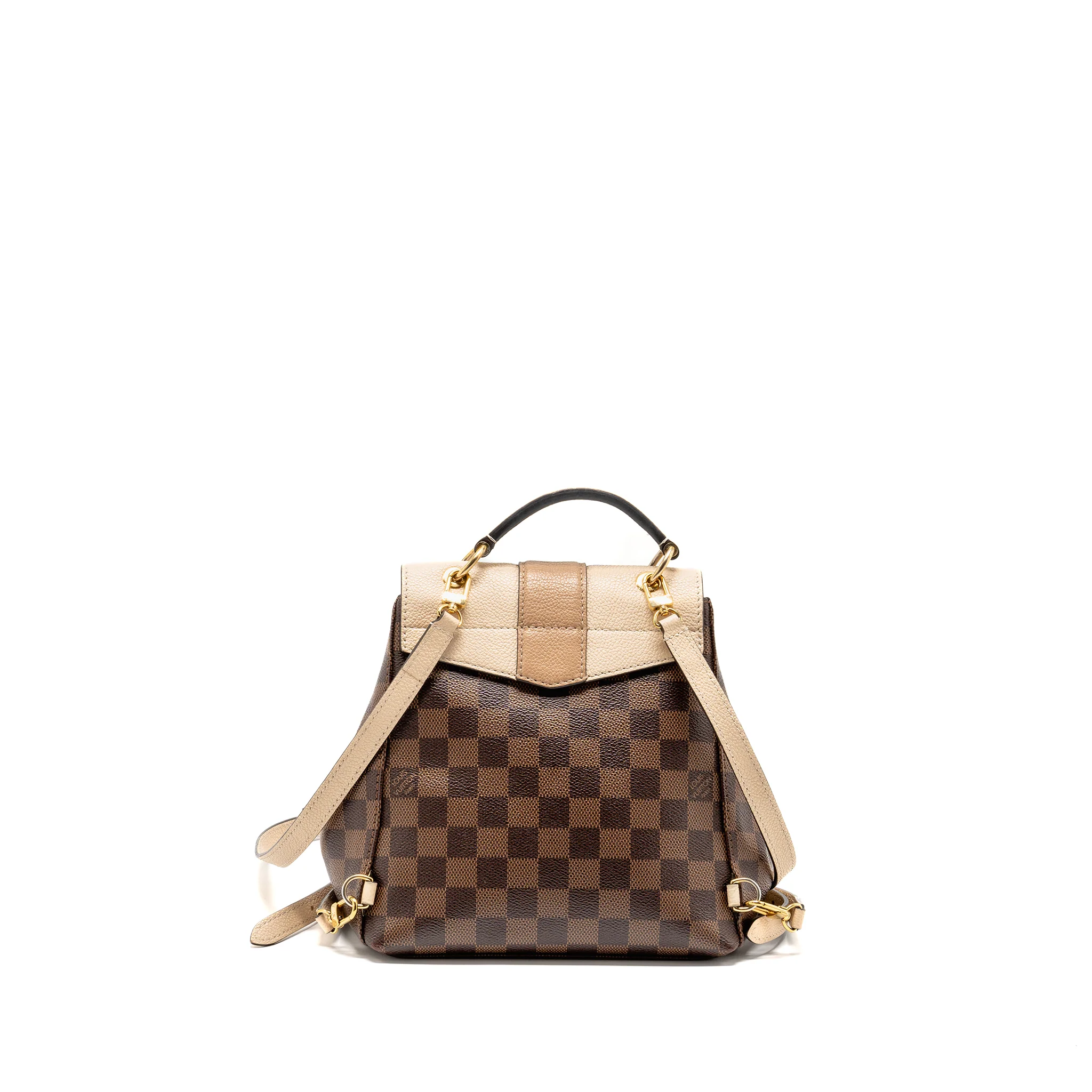 Louis Vuitton Clapton Backpack Damier Ebene/Light Pink GHW - Image 2
