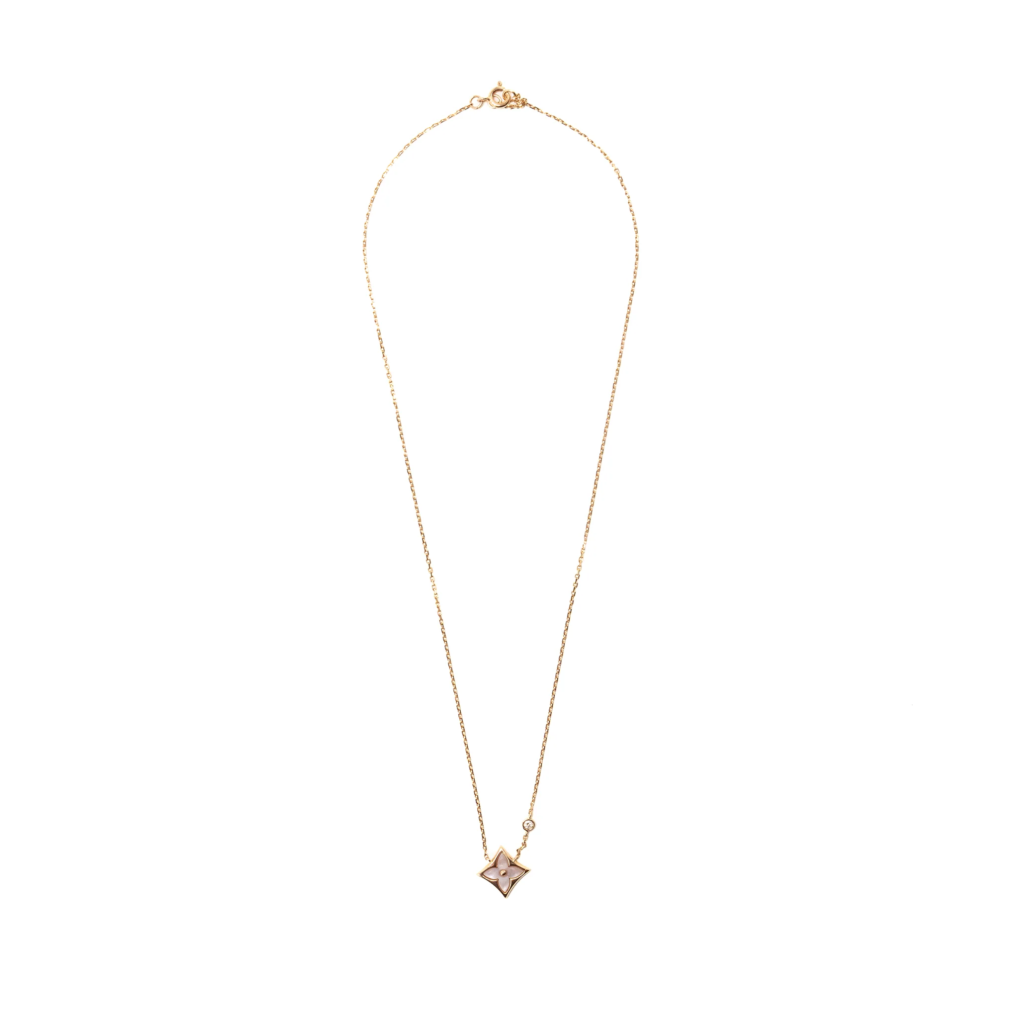 Louis Vuitton Color Blossom BB Star Pendant, Rose Gold, Pink Mother Of Pearl / Diamond - Image 3