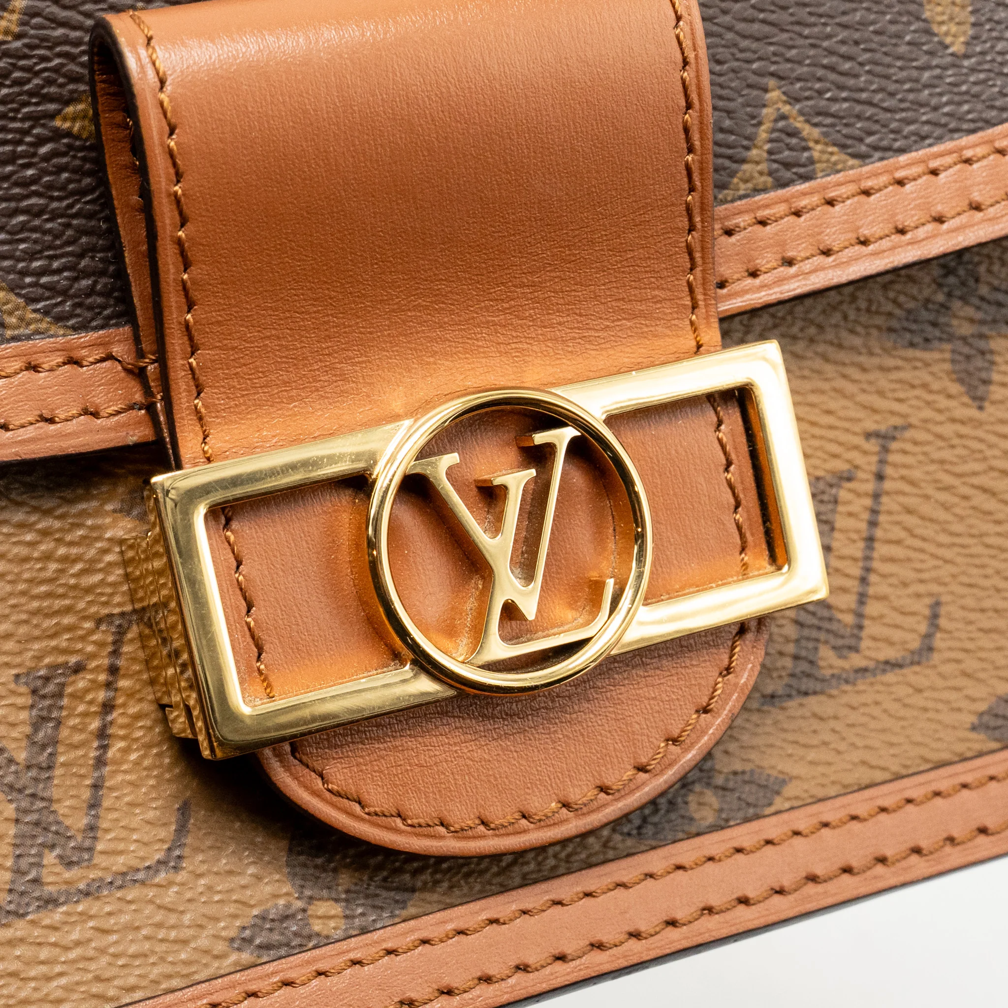 Louis Vuitton Dauphine Chain Wallet Monogram Canvas GHW - Image 11