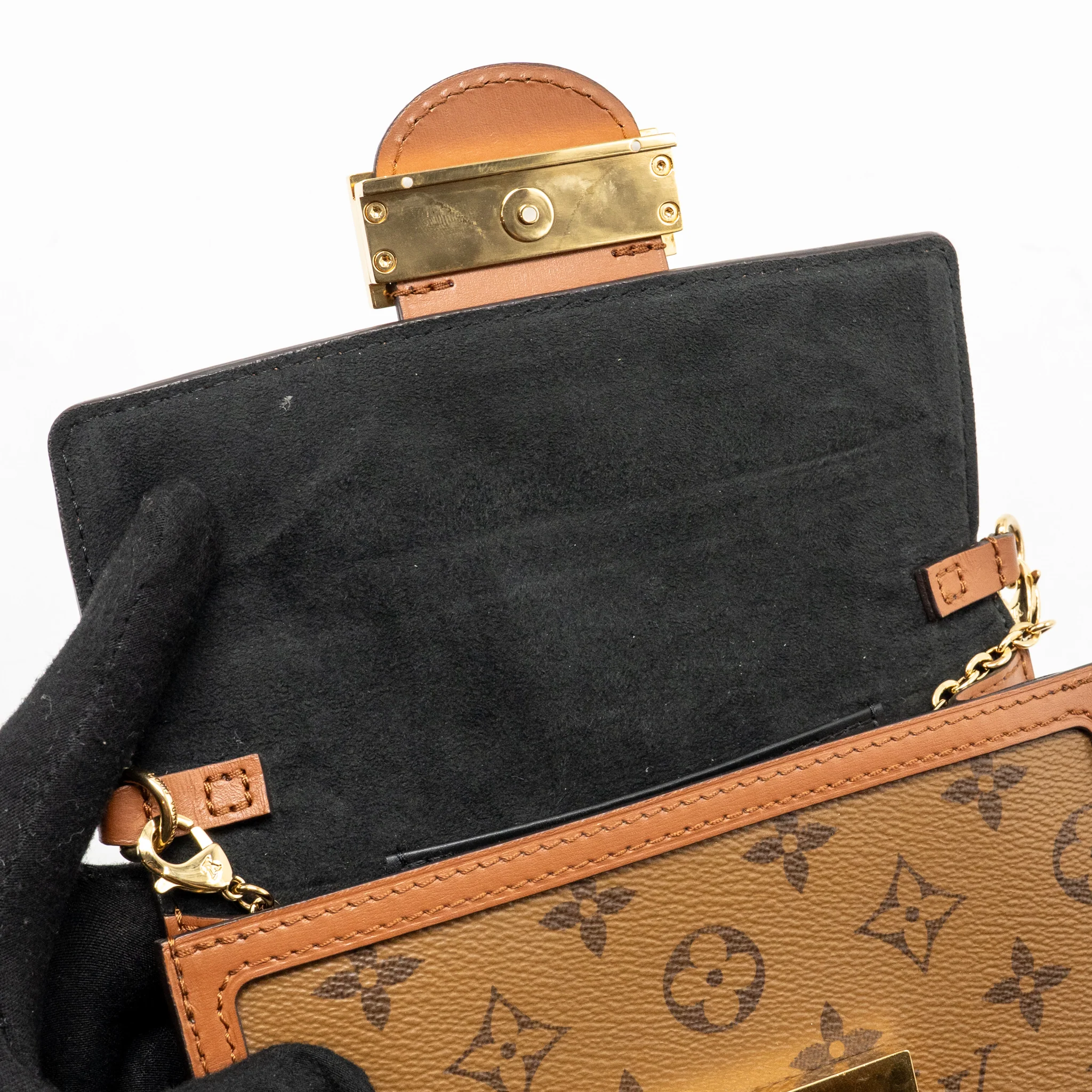 Louis Vuitton Dauphine Chain Wallet Monogram Canvas GHW - Image 13