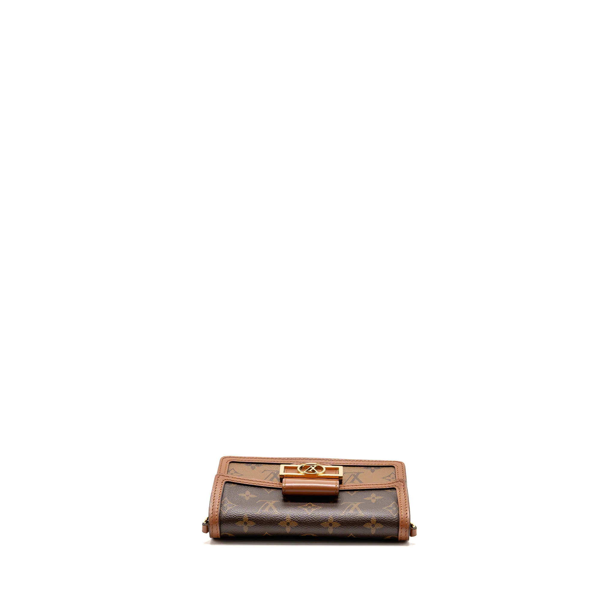 Louis Vuitton Dauphine Chain Wallet Monogram Canvas GHW - Image 5