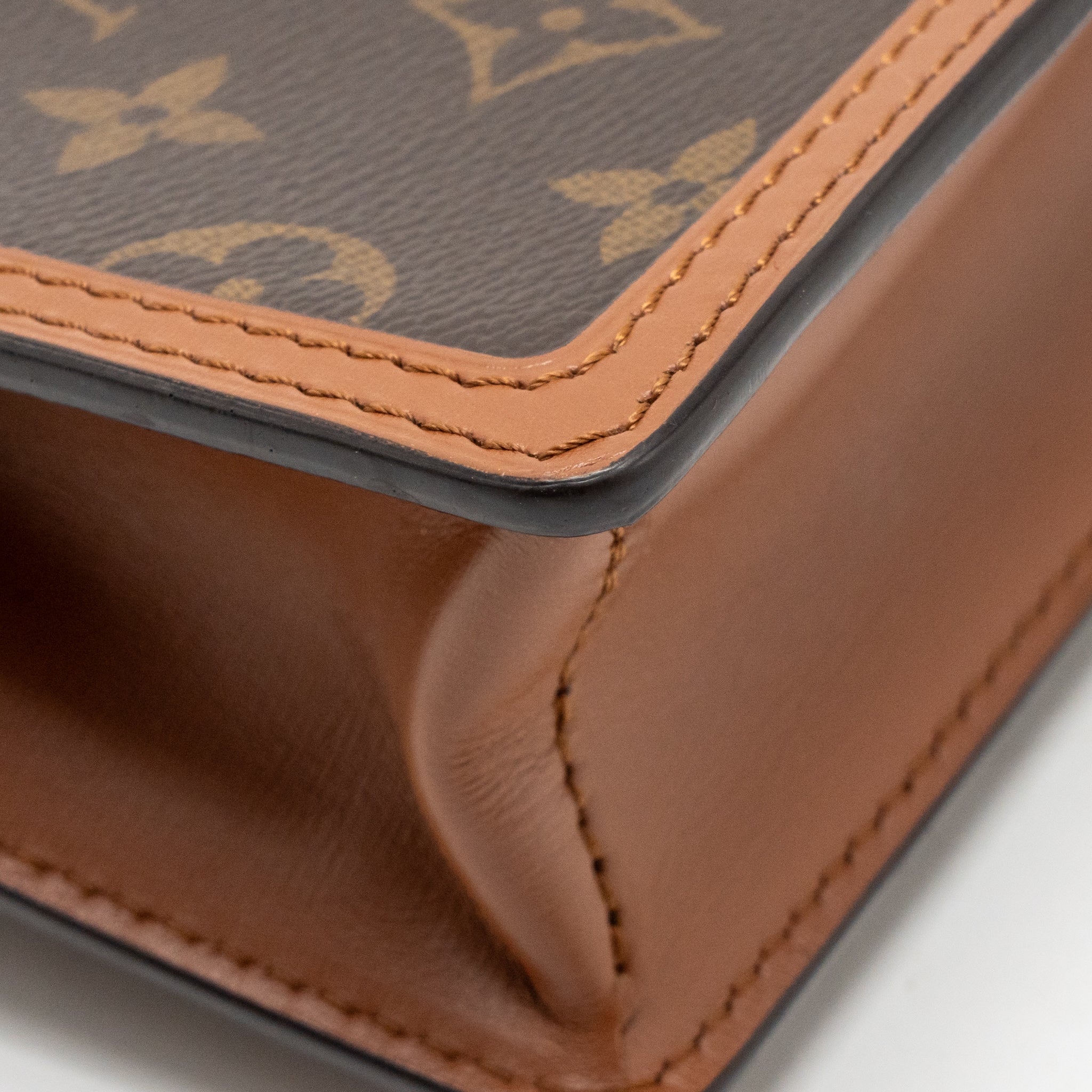 Louis Vuitton Dauphine Chain Wallet Monogram Canvas GHW - Image 9