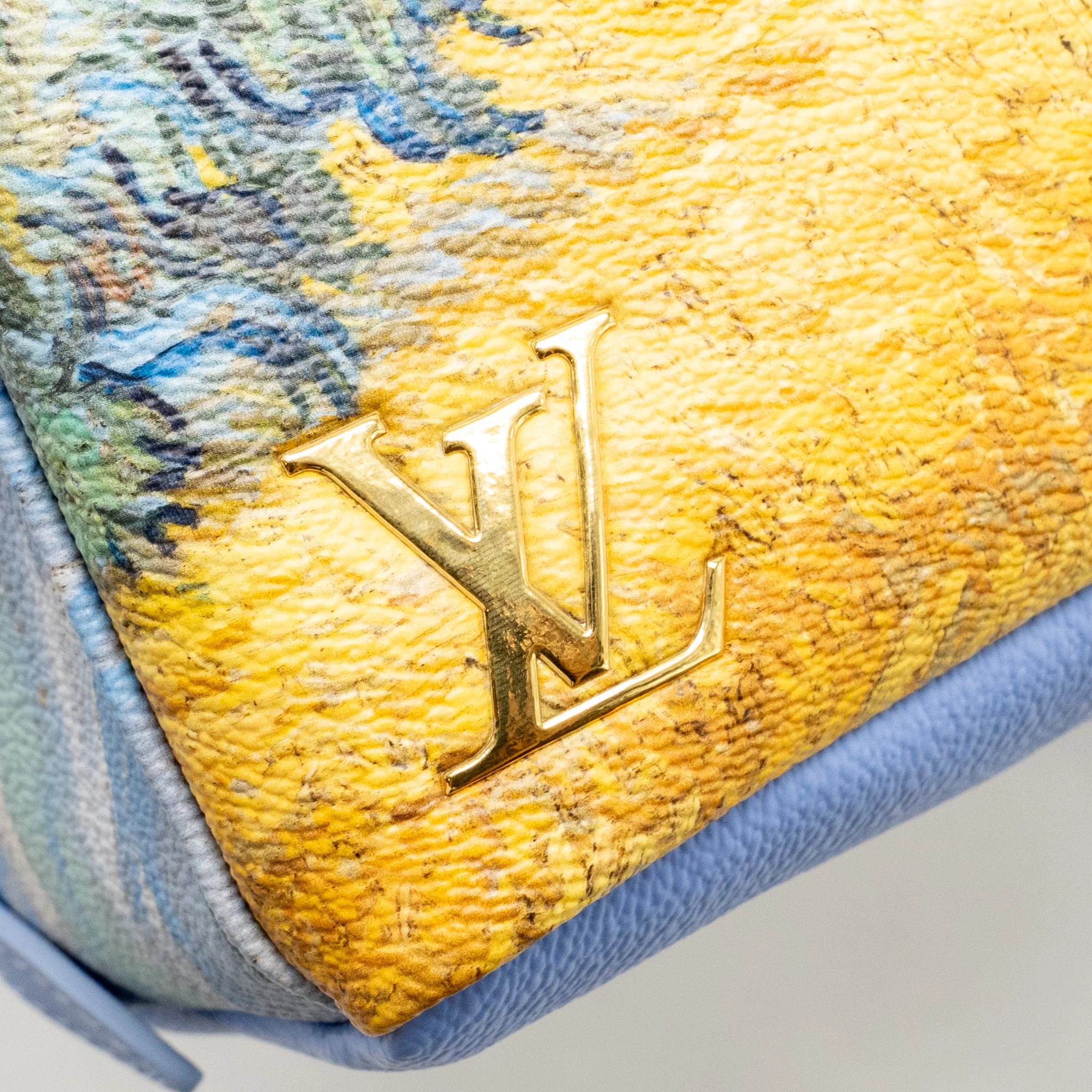 Louis Vuitton Jeff Koons Van Gogh Palm Springs Backpack Monogram Multicolour GHW - Image 13