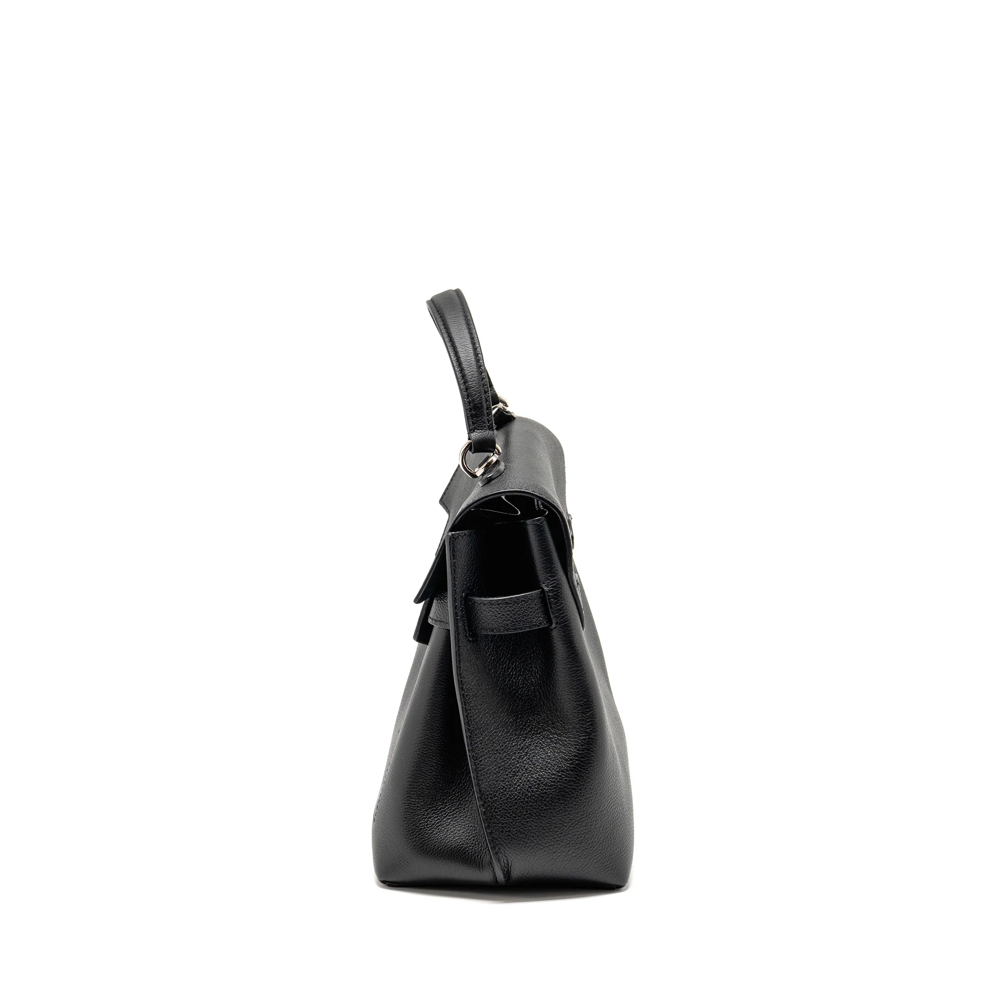 Louis Vuitton Lockme Ever MM Grained Calfskin Black SHW - Image 4