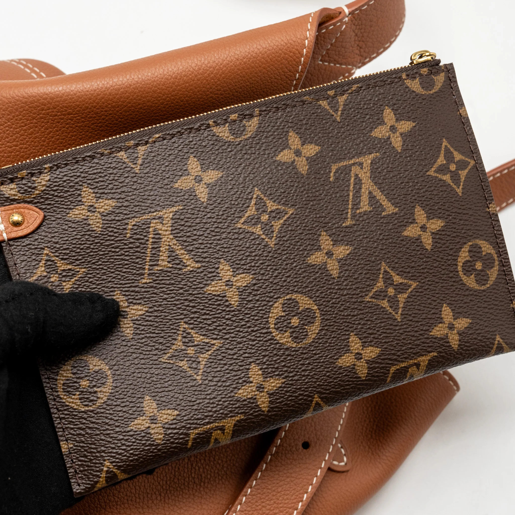 Louis Vuitton Low Key Hobo PM Smooth Calfskin Cognac GHW - Image 12