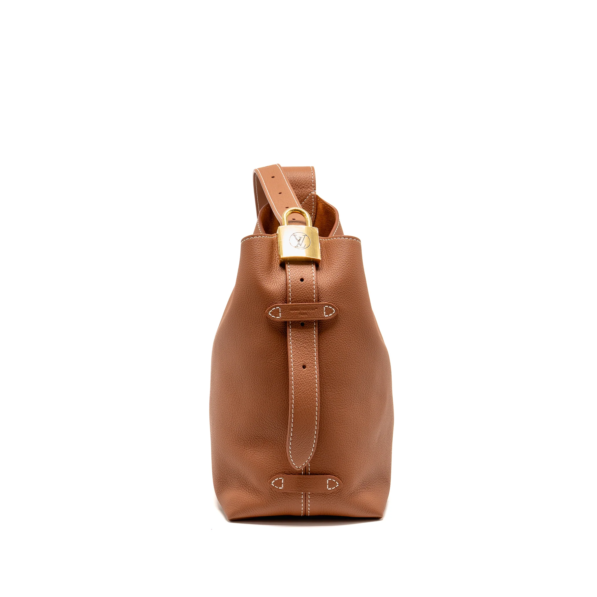 Louis Vuitton Low Key Hobo PM Smooth Calfskin Cognac GHW - Image 3