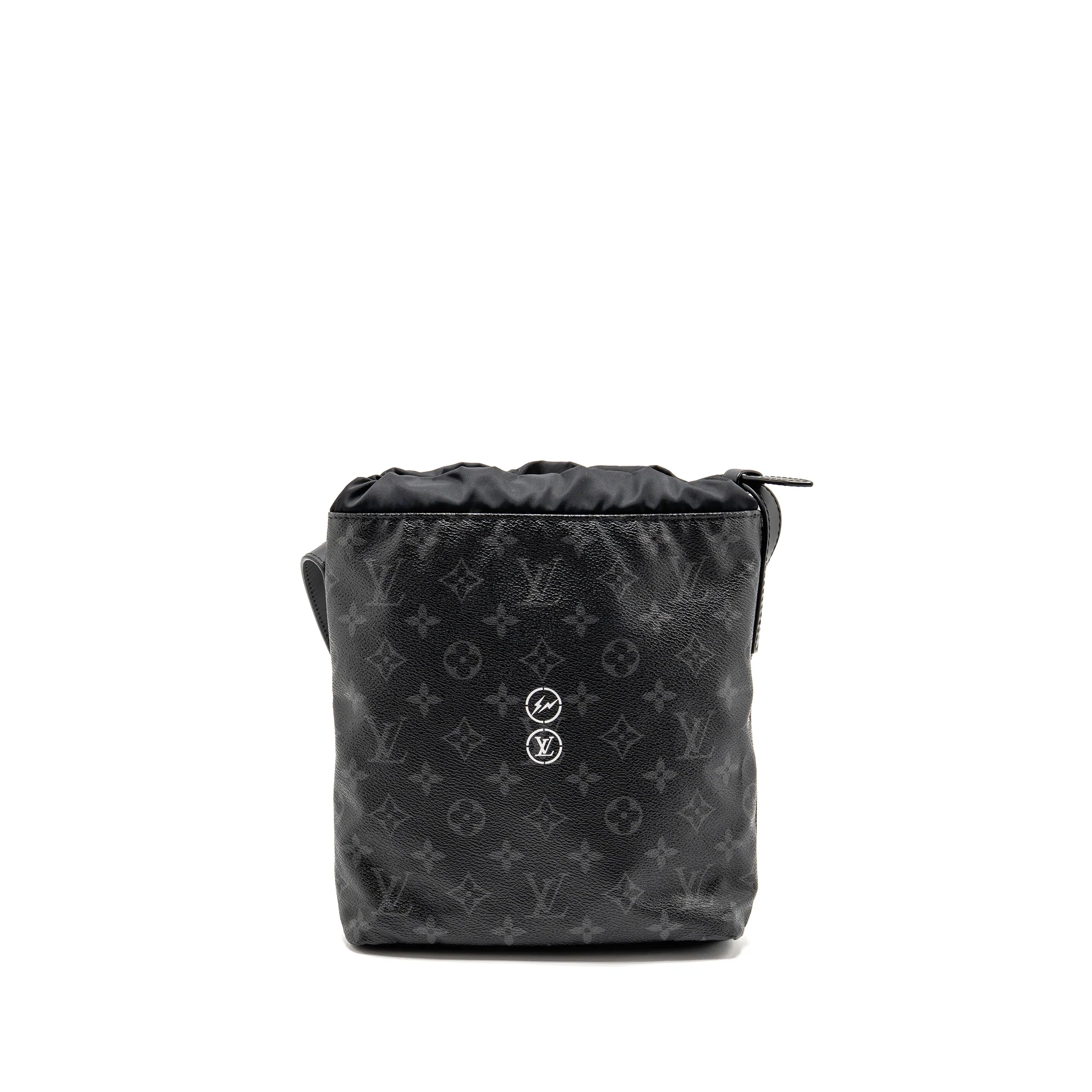 Louis Vuitton Monogram Eclipse Fragment Nano Bag Canvas Black SHW - Image 2