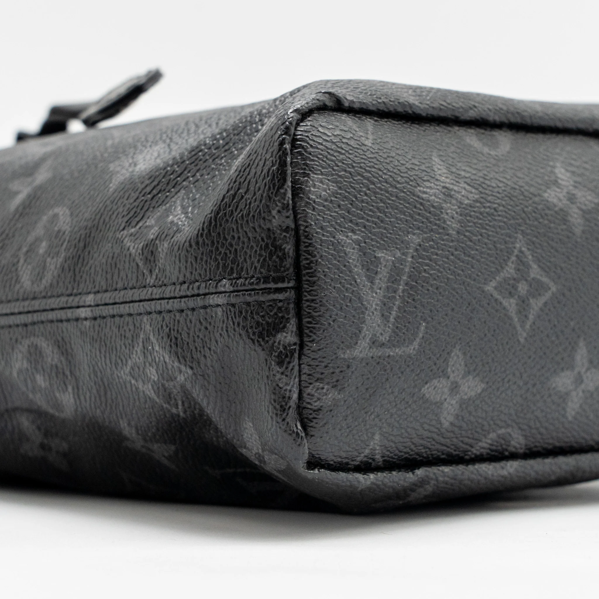 Louis Vuitton Monogram Eclipse Fragment Nano Bag Canvas Black SHW - Image 6