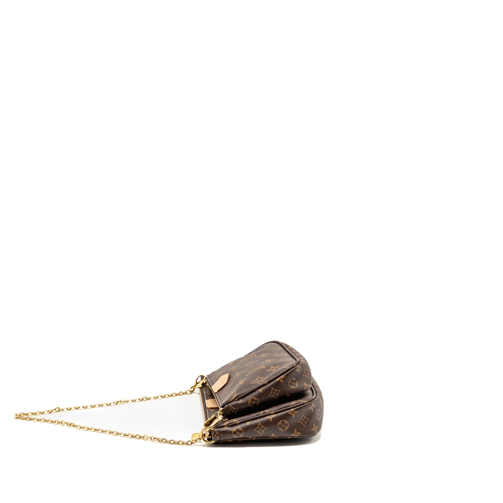 Louis Vuitton Multi Pochette accessoires Monogram Canvas Khaki GHW - Image 3