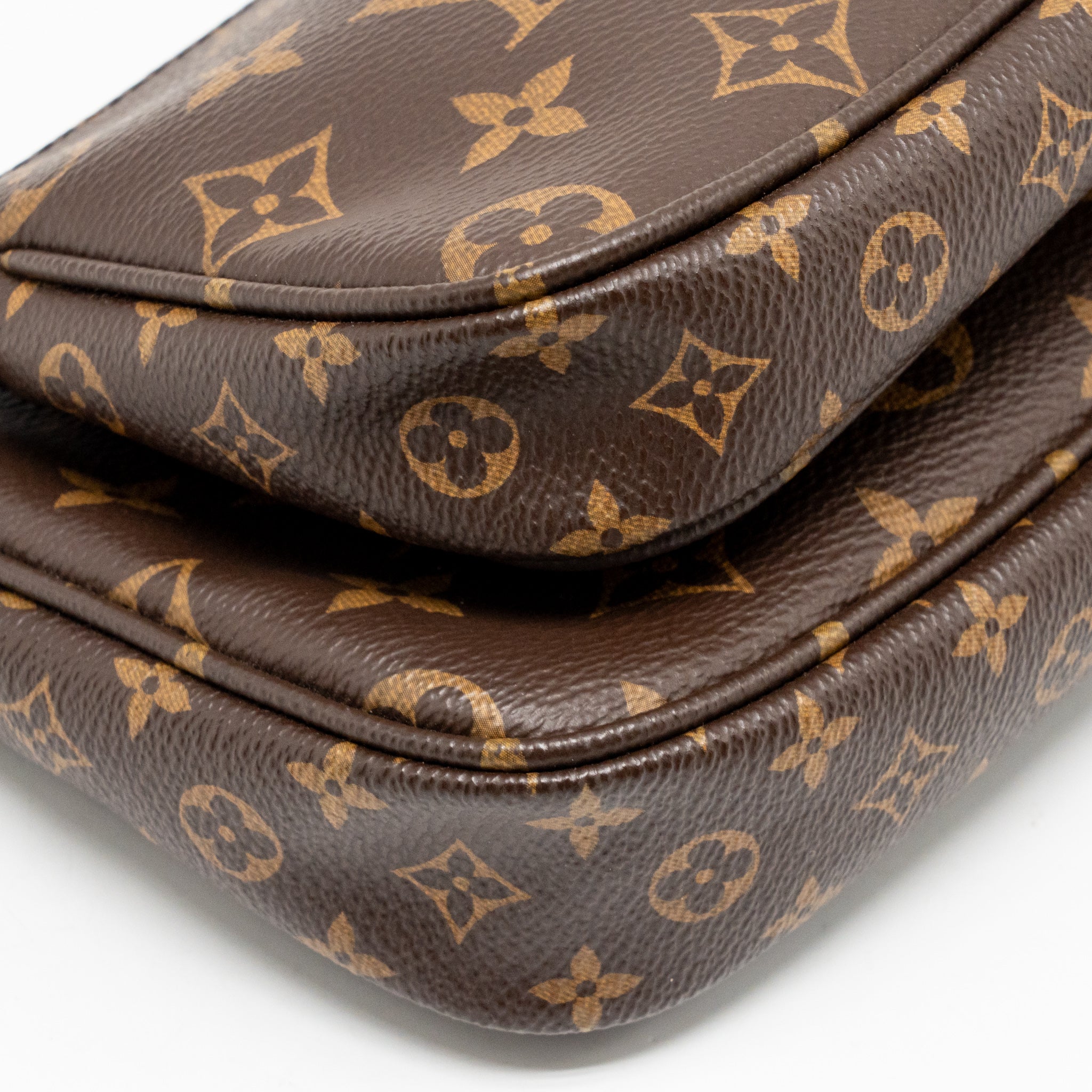 Louis Vuitton Multi Pochette accessoires Monogram Canvas Khaki GHW - Image 7