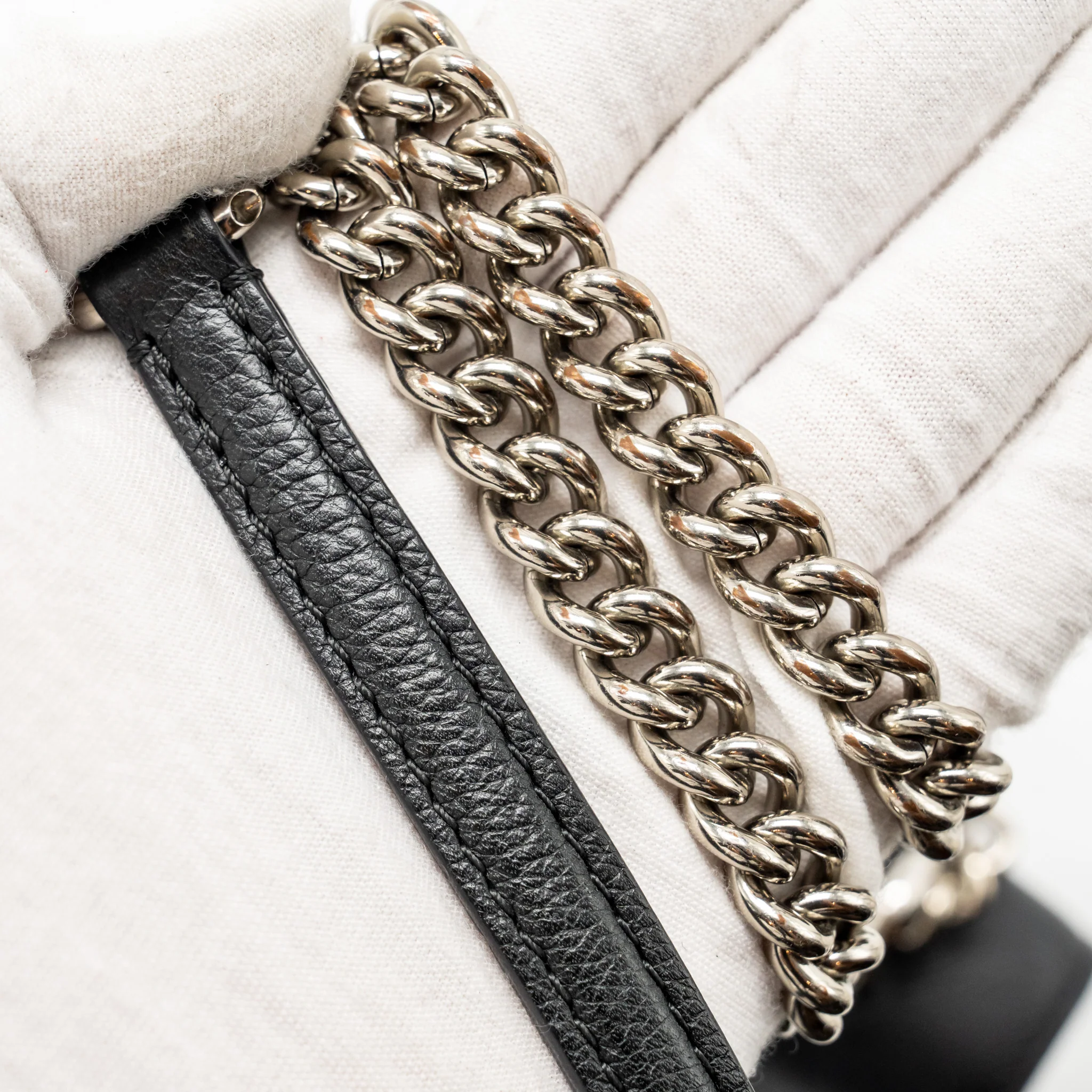 Louis Vuitton My Lock Me Bag Calfskin Black SHW - Image 18