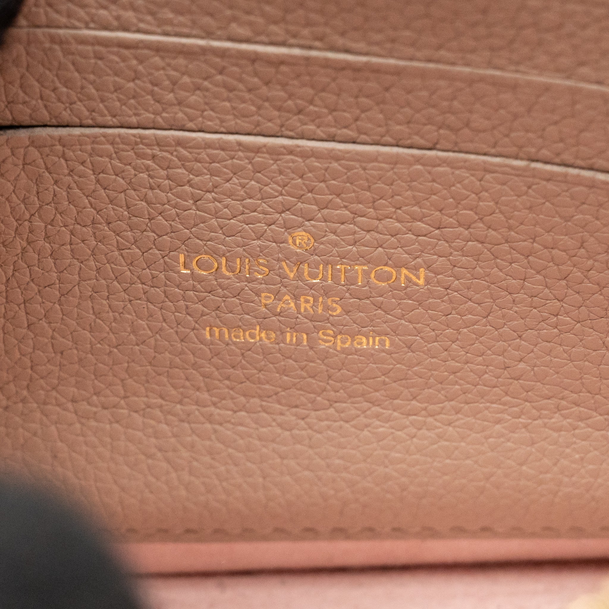 Louis Vuitton Mylockme Chain Pochette calfskin Greige Beige GHW - Image 15