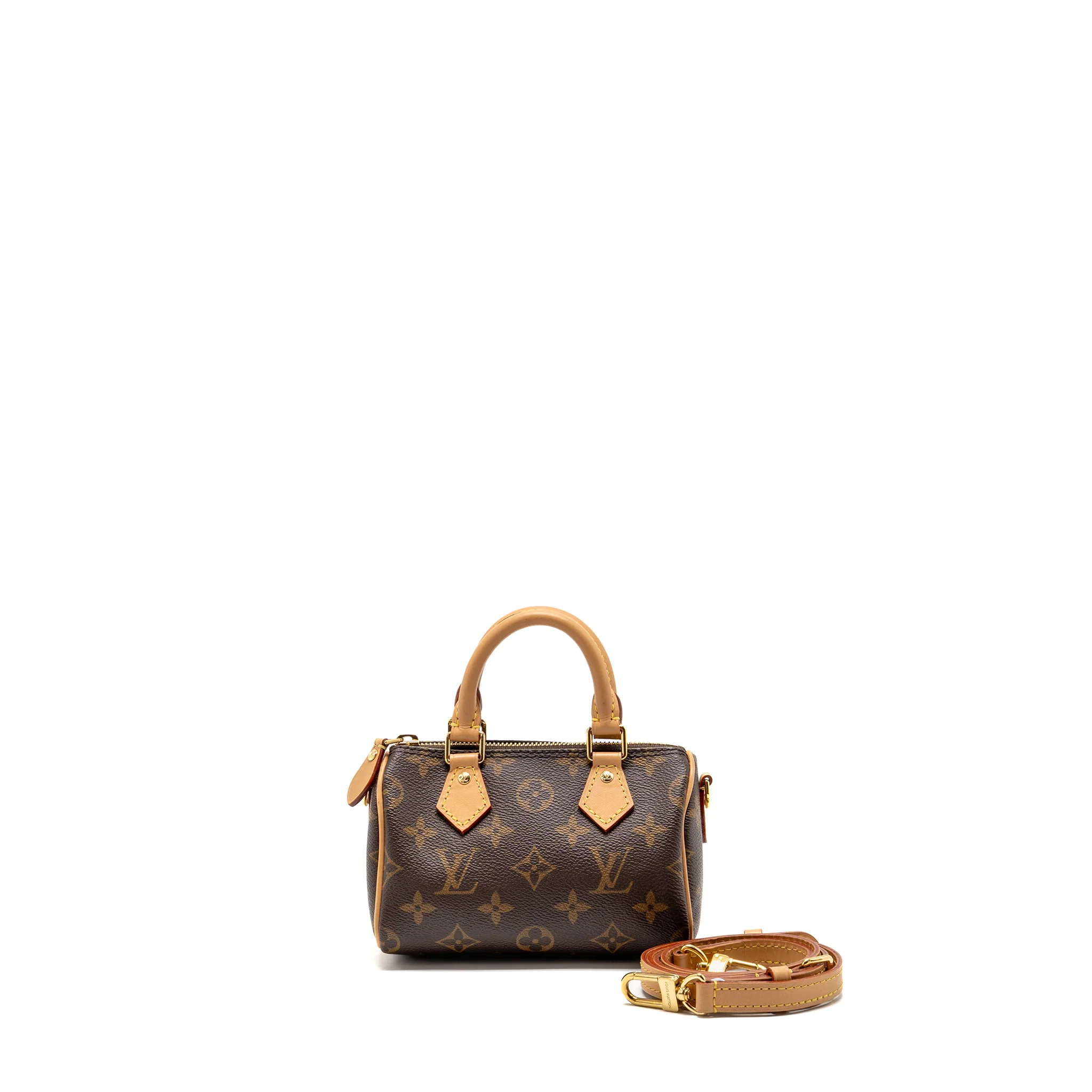 Louis Vuitton Nano Speedy Monogram Canvas GHW