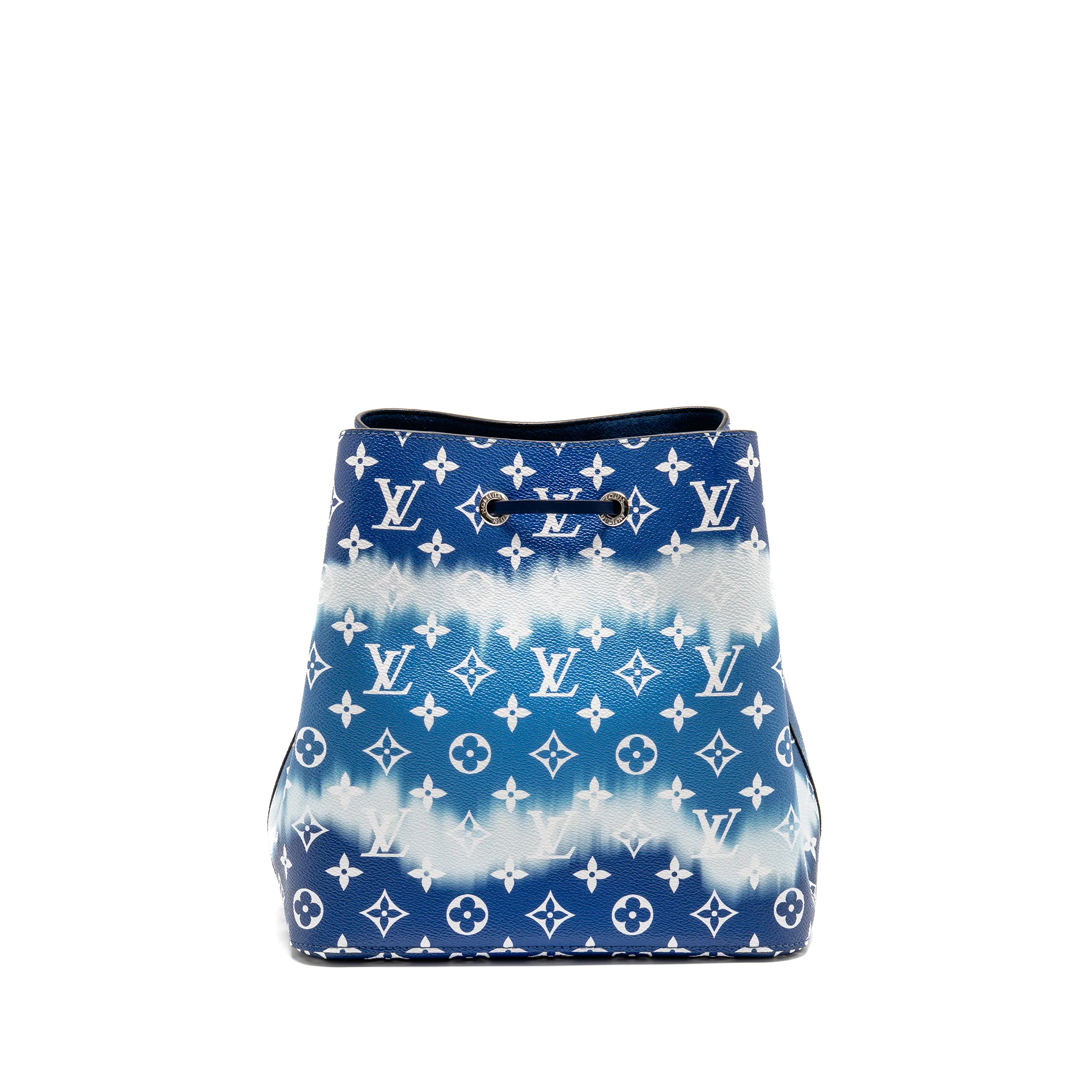 Louis Vuitton NeoNoe LV Escale MM Pastel Giant Monogram Canvas Blue/White SHW - Image 2
