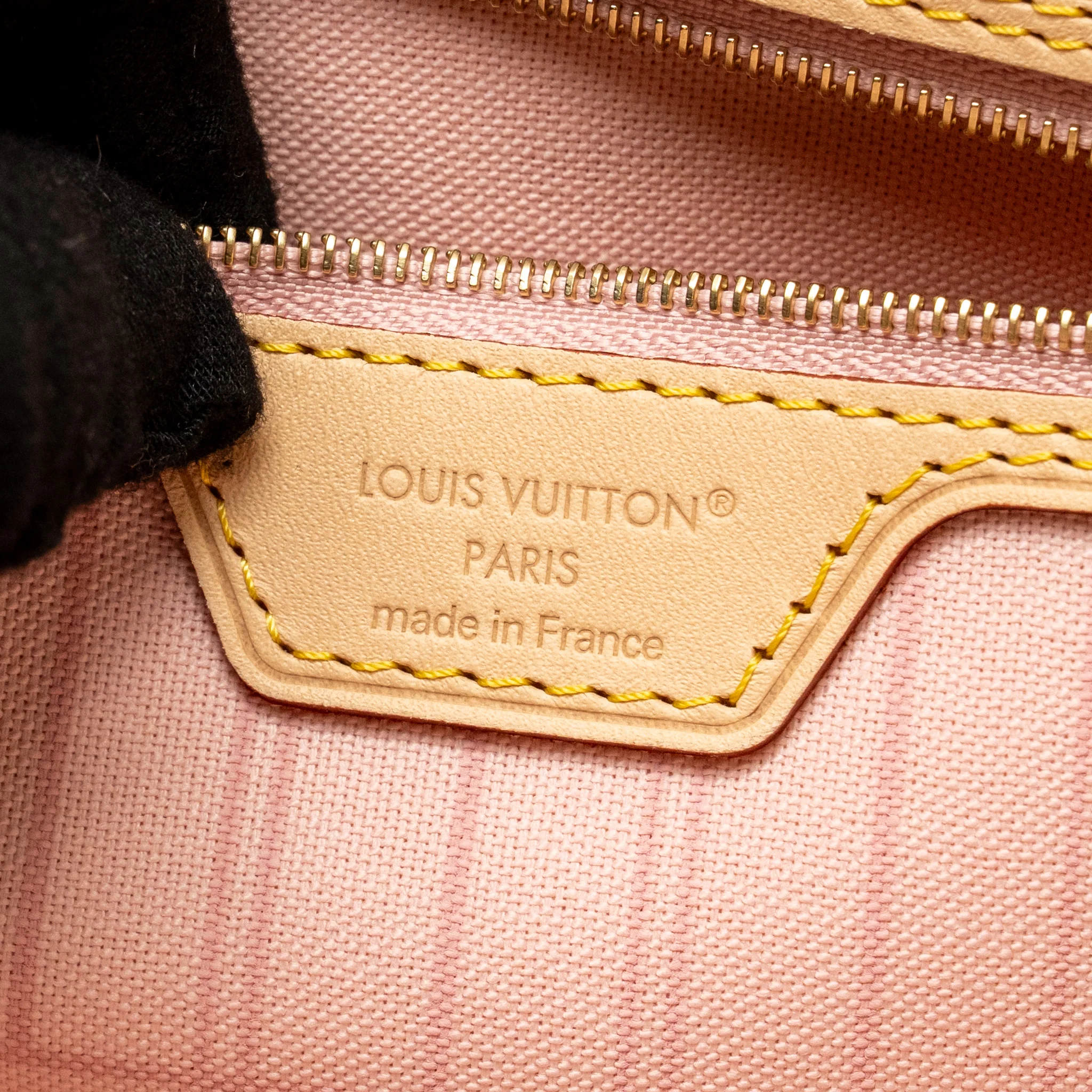 Louis Vuitton Neverfull MM Damier Azur Canvas rose Ballerine GHW - Image 14