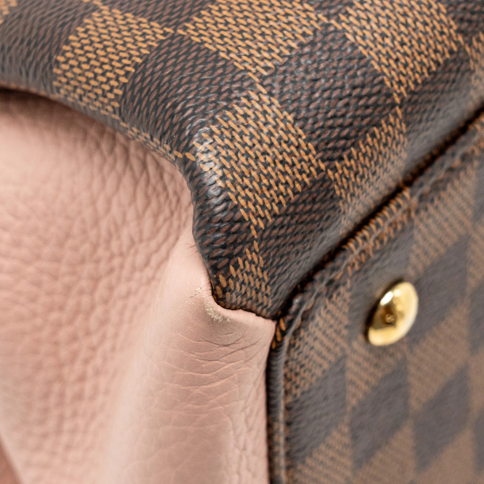 Louis Vuitton Normandy Tote Bag Damier Ebene Canvas Magnolia GHW - Image 11